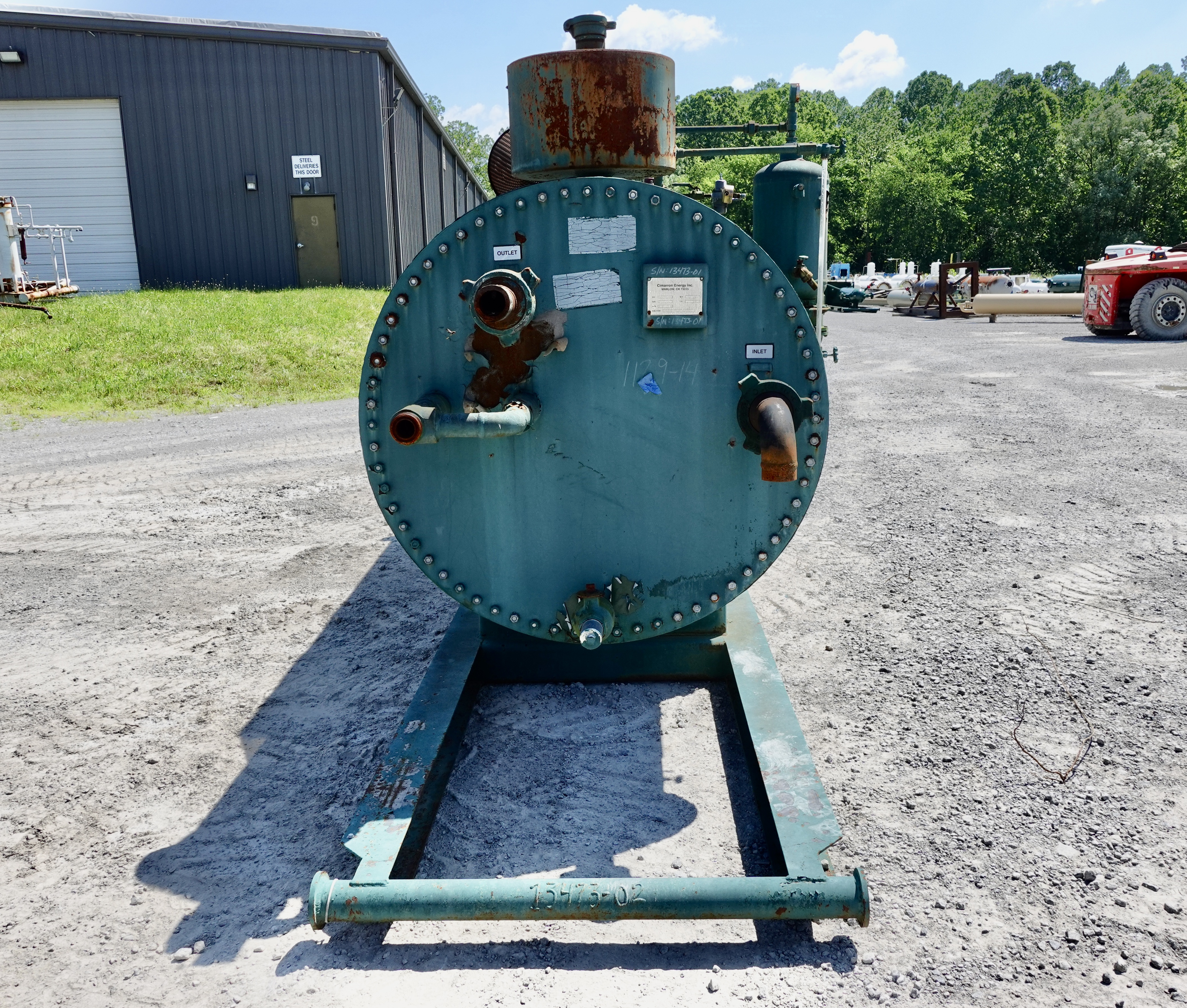 Used Line Heater, 1 mmbtu, 3", 5000#