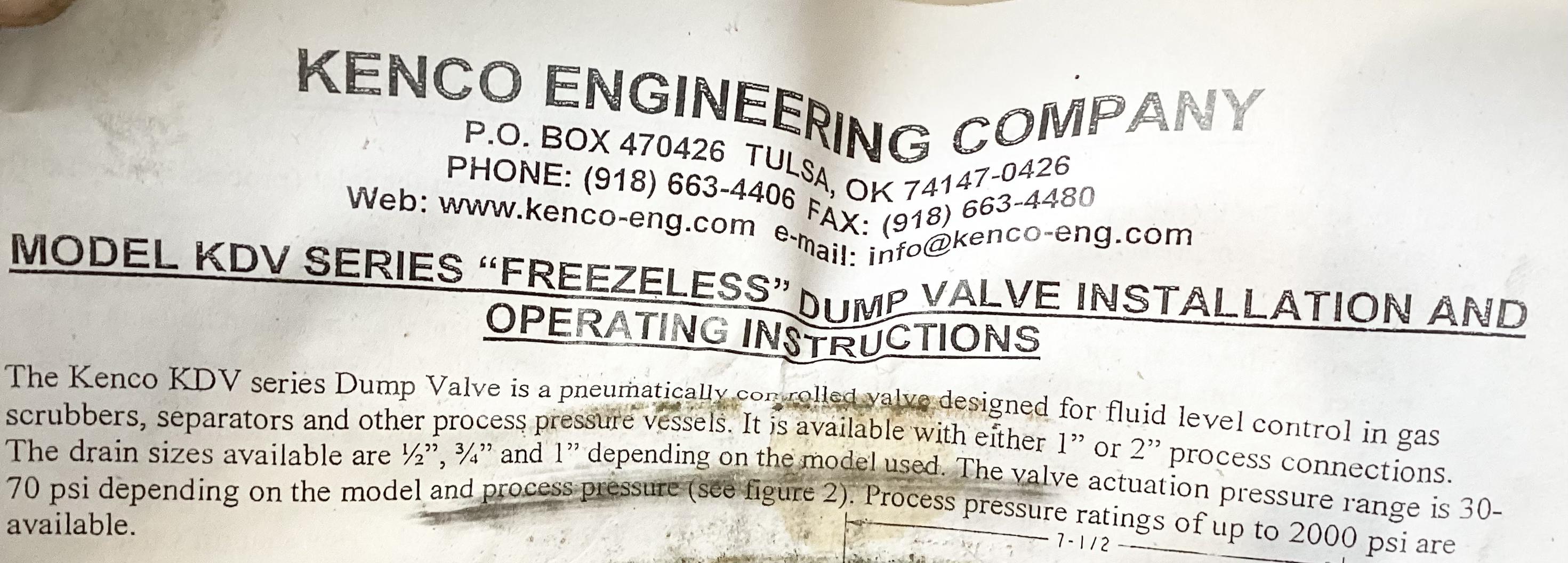 Valve, Dump, 2", 2000#