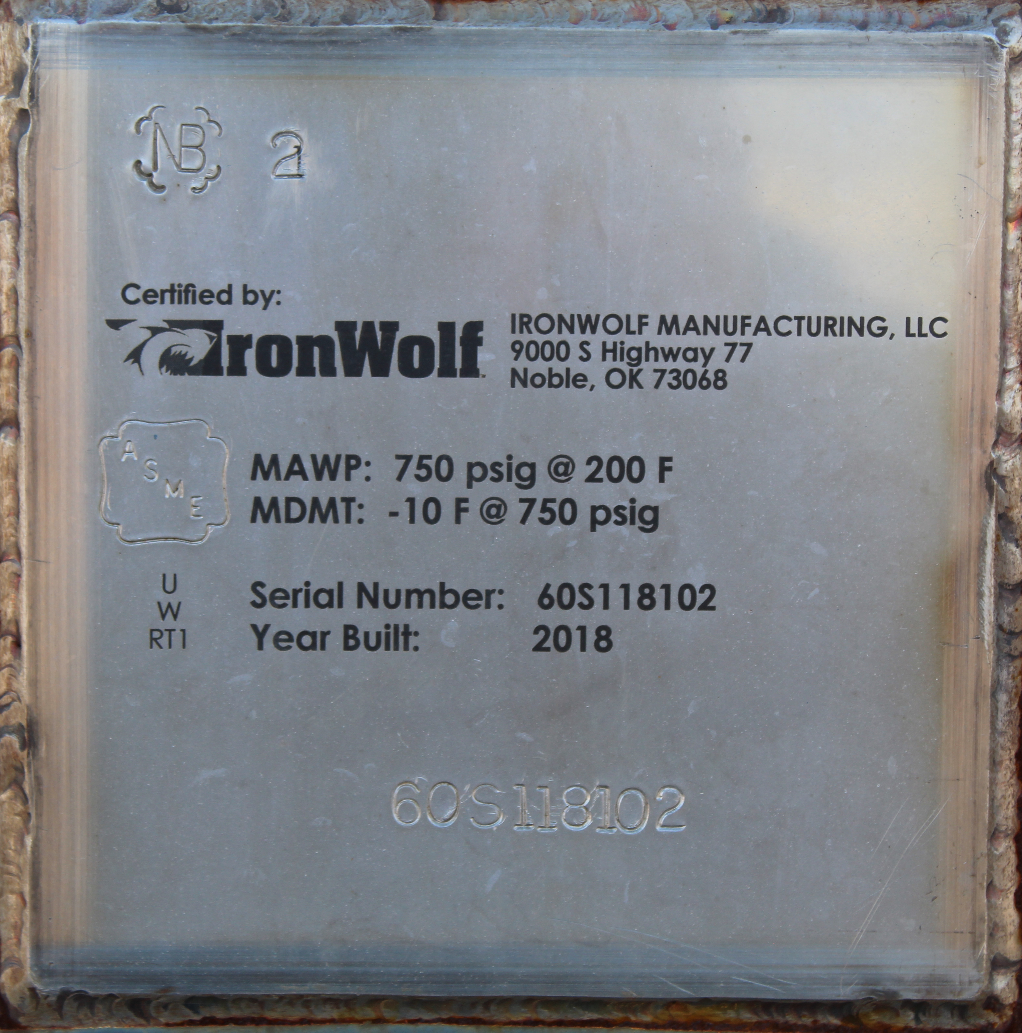 Used Separator, Horizontal, 4P, 60"x12', 750#