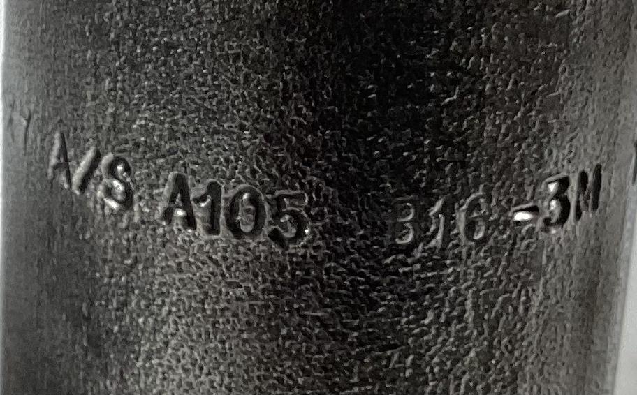 Coupling, W/THD, 1"x2", 3M, SA105