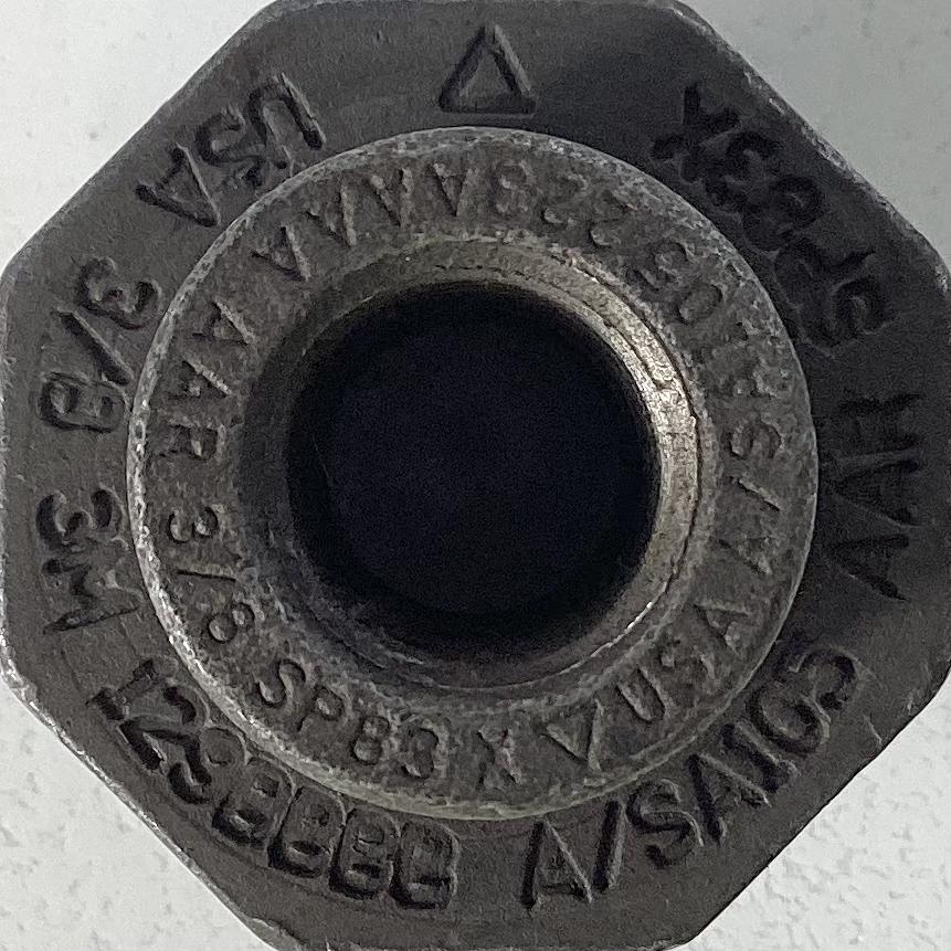 Union, Hex, THD, 3/8", 3M