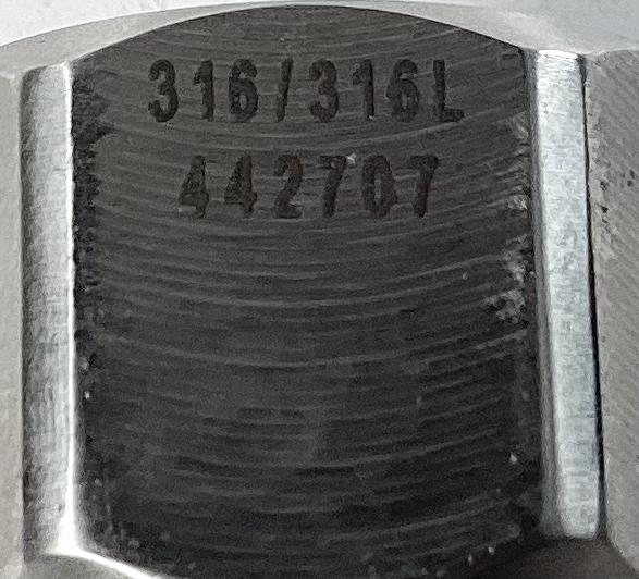 Thermowell, THD, 1/2"x3/4"x3-1/2", 316SS