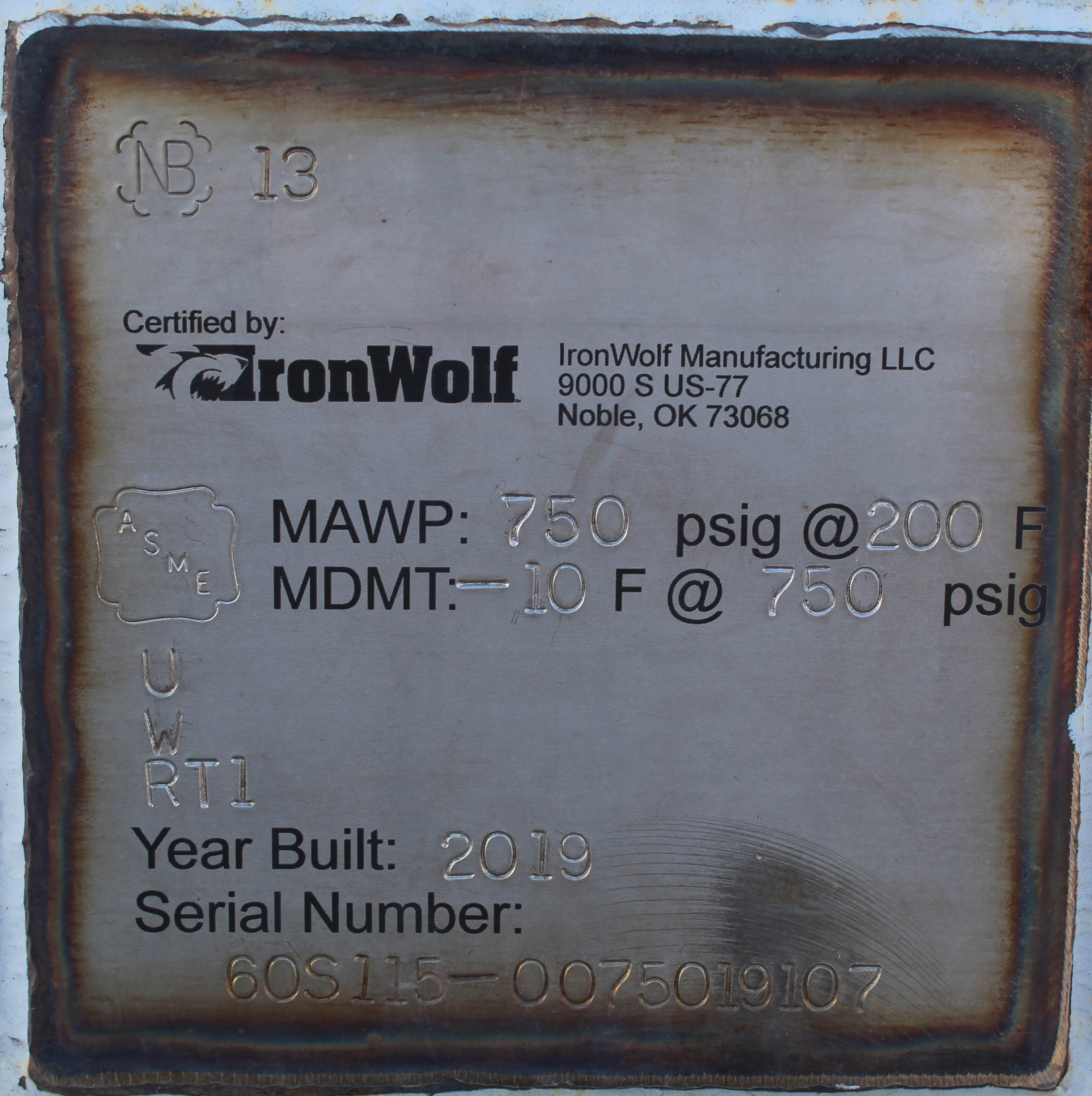 Separator, Horizontal, 4P, 60"x15', 750#