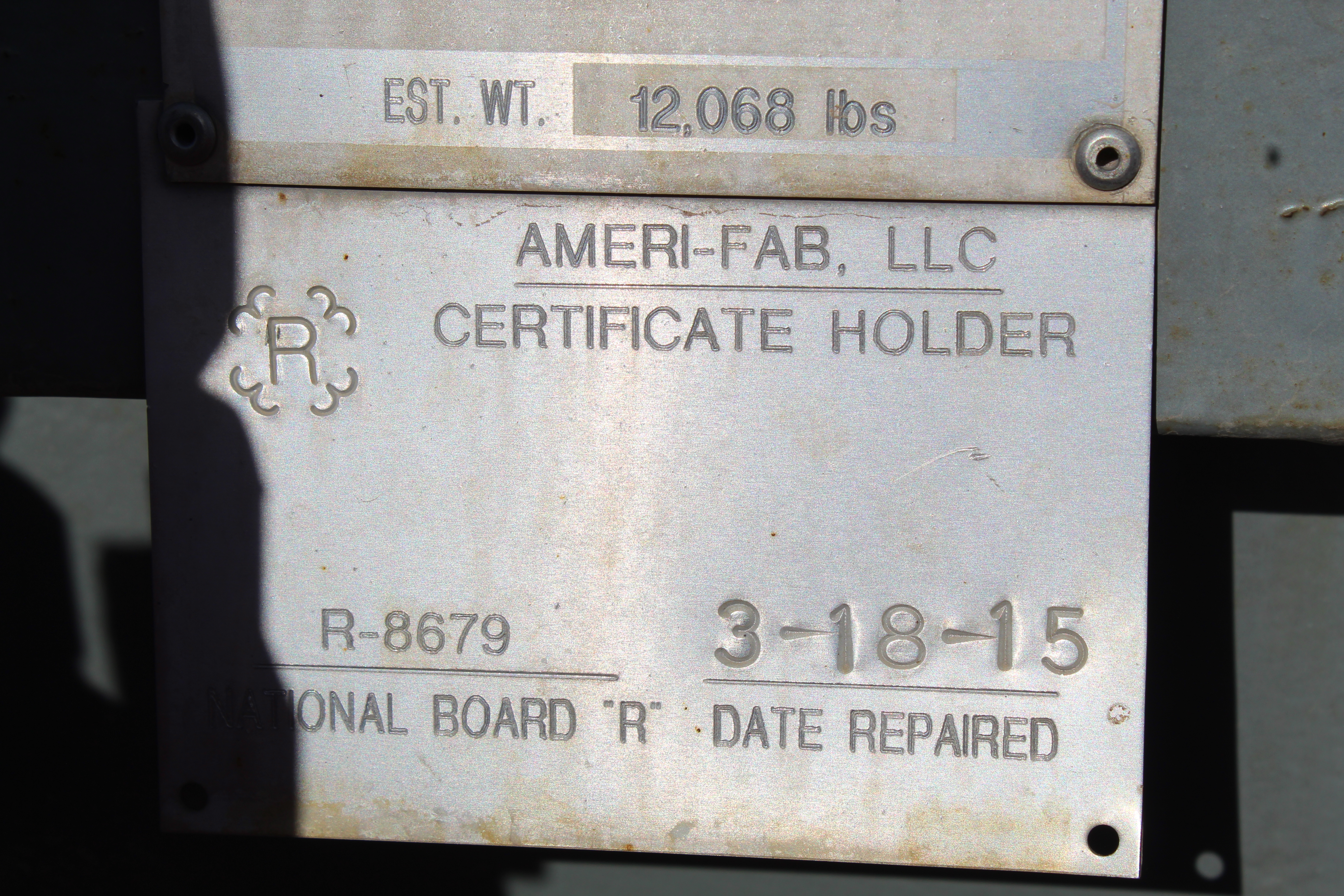 Used 2014 Ameri-Fab 48"x10', 1440#