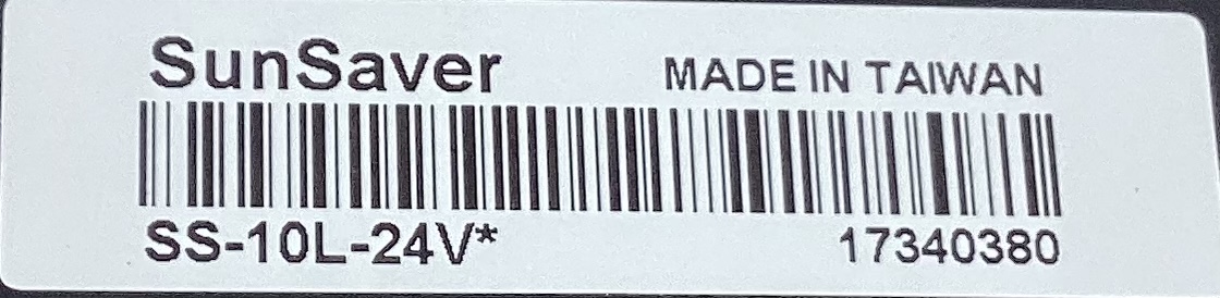 Controller, Solar, SunSaver-10L, 24V