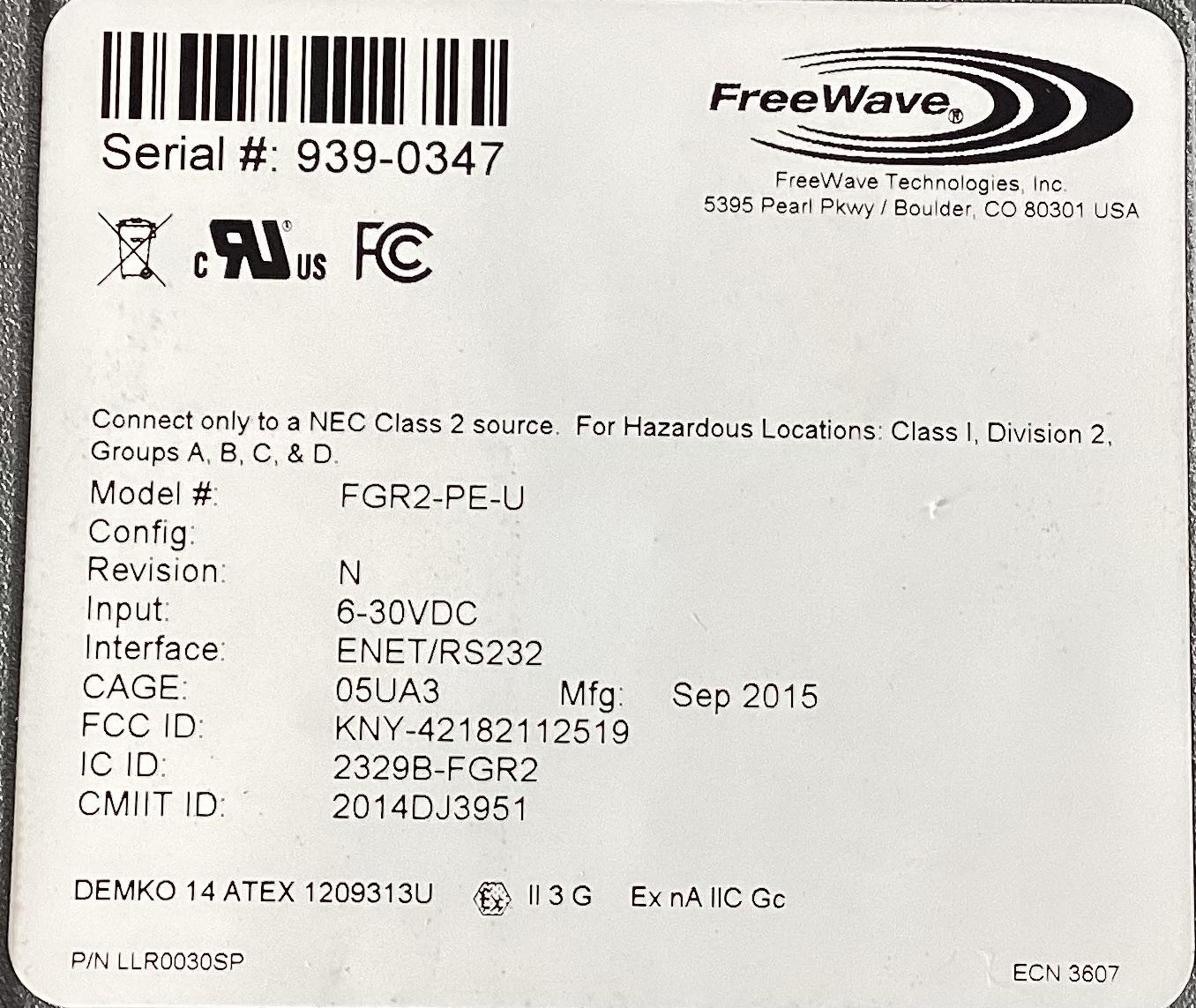Industrial Radio, 900MHz, Ethernet and Serial Data Communications
