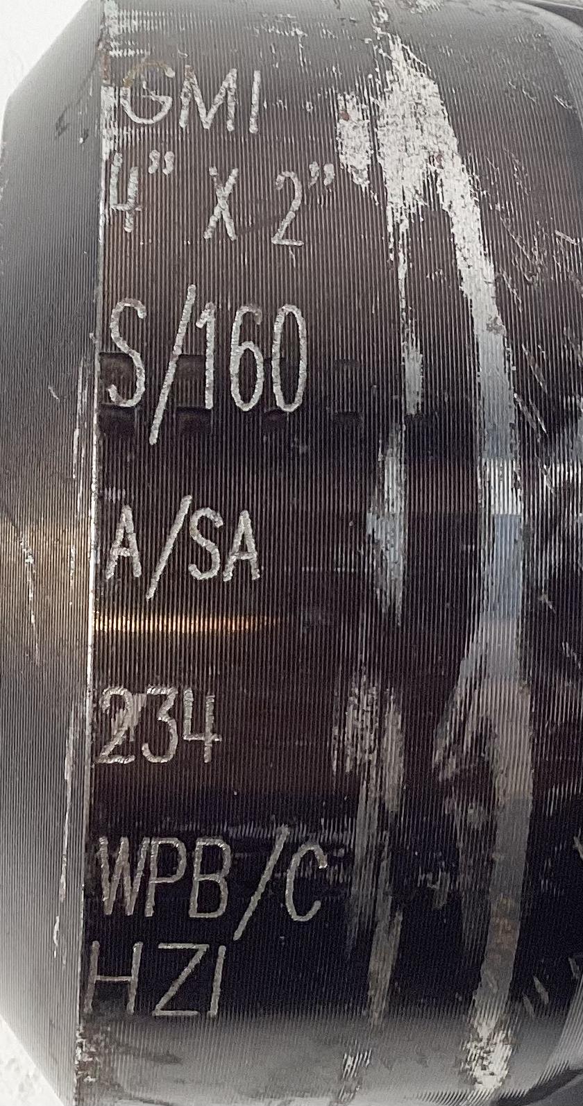 Reducer, Weld, 4" x 2", SCH160