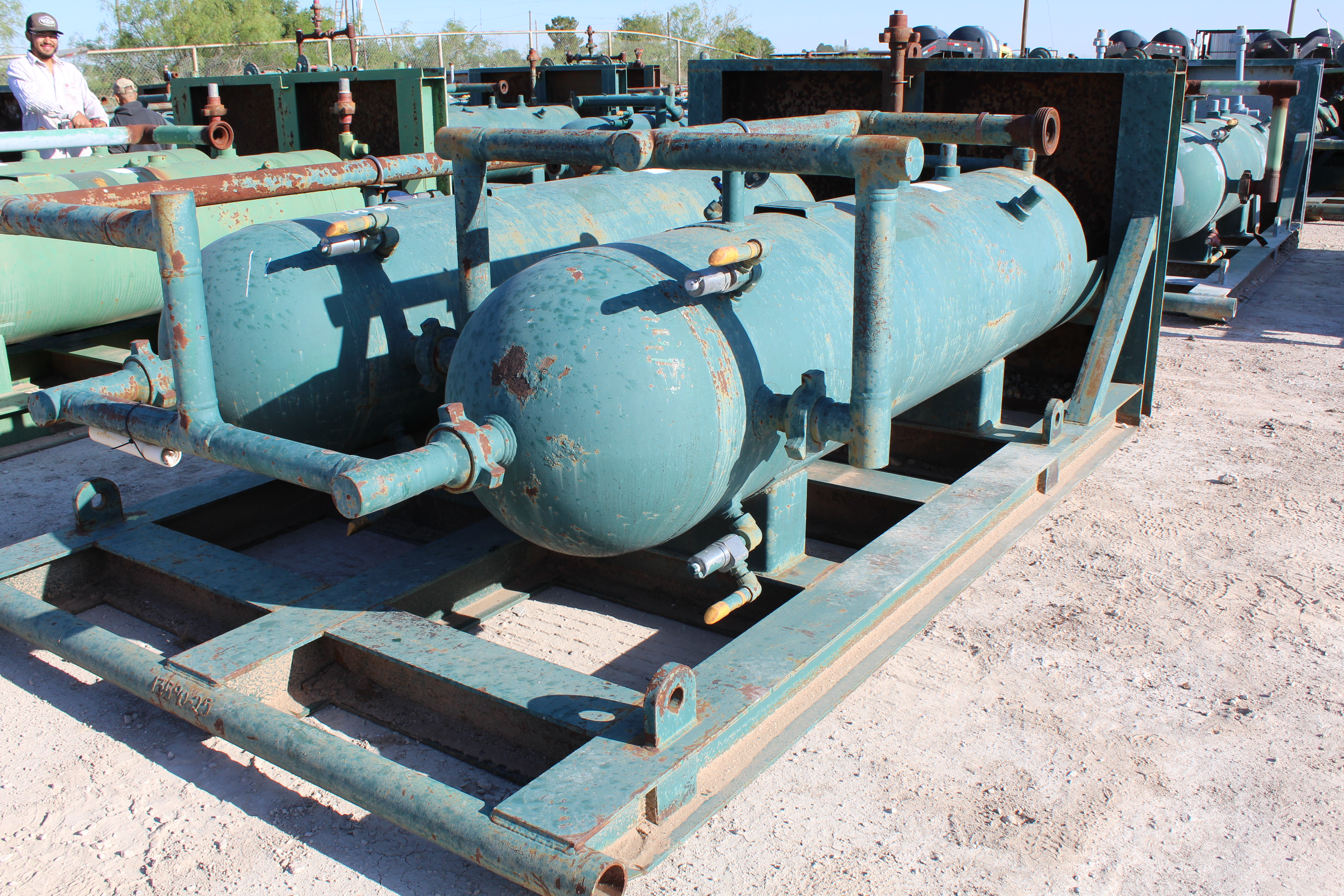 Used Sand Trap, Double, Gravity, 30"x8', 3000#