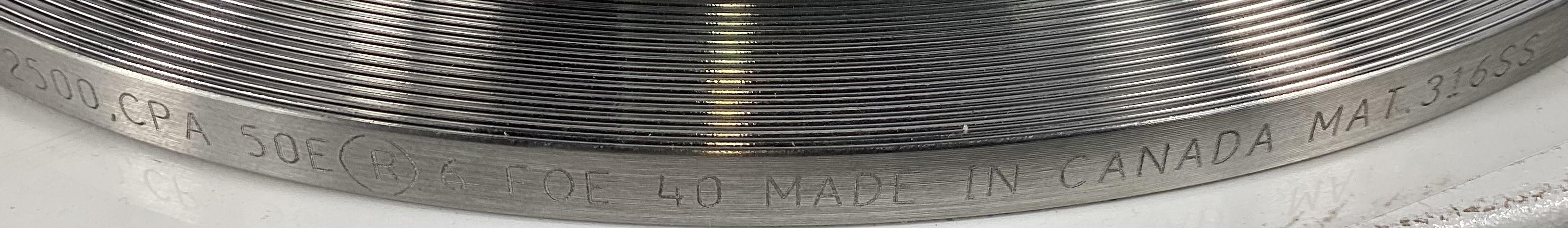 Flow Conditioner, 6", RF150-2500, SS, SCH40