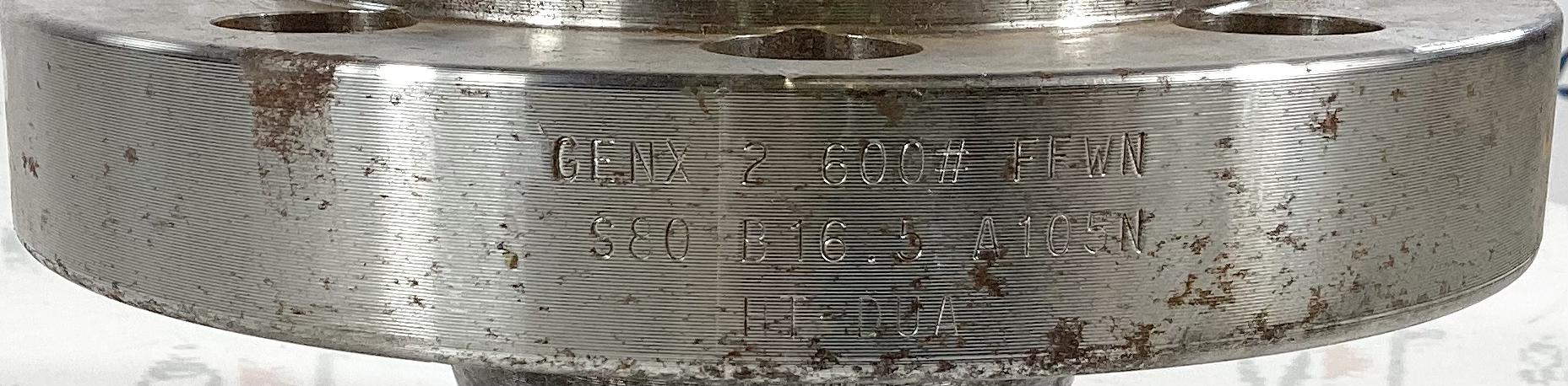 Flange, Pipe, 2", FFWN, 600, XH