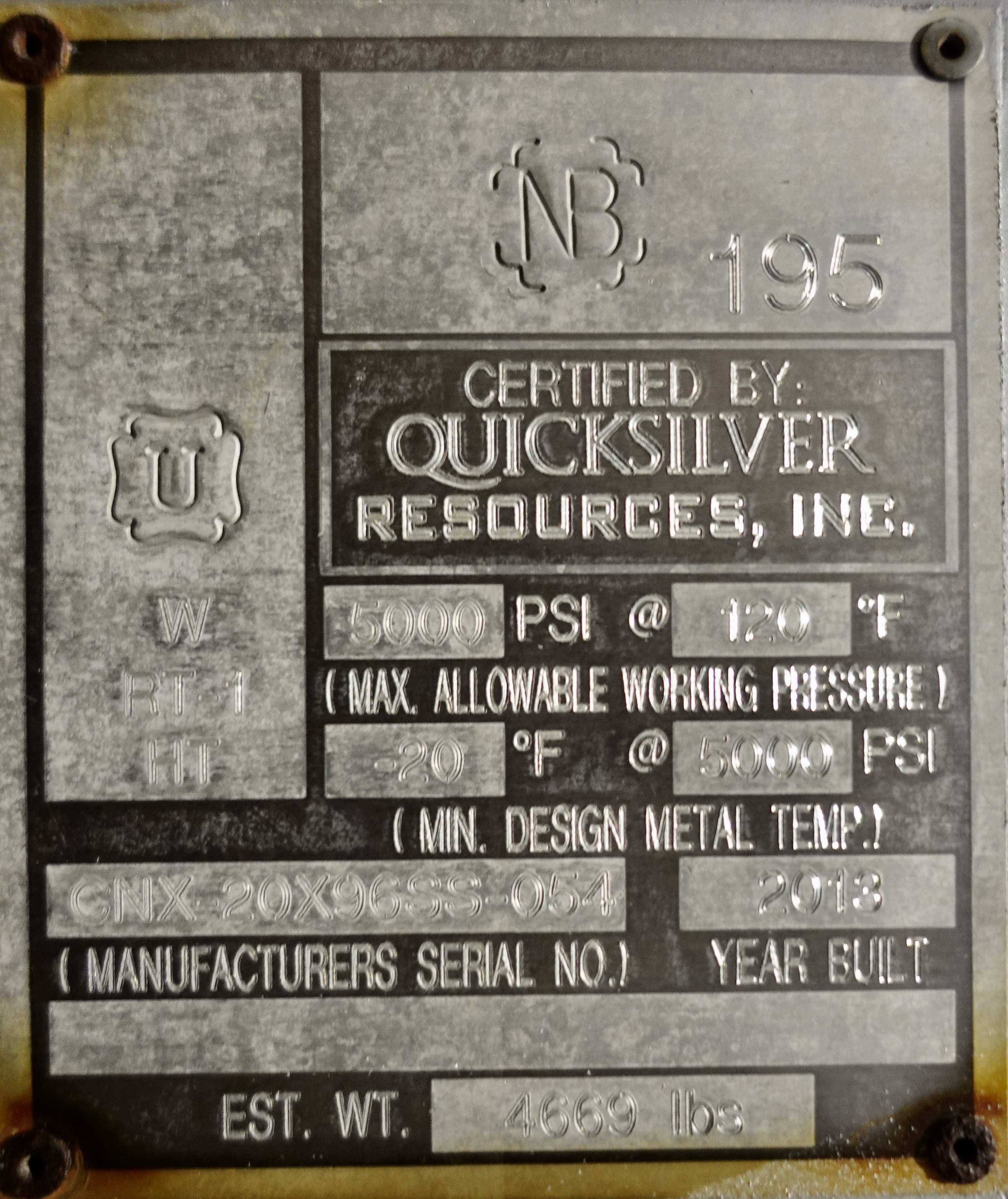 Refurbished Sand Trap, Gravity, 20"x8', 5000#