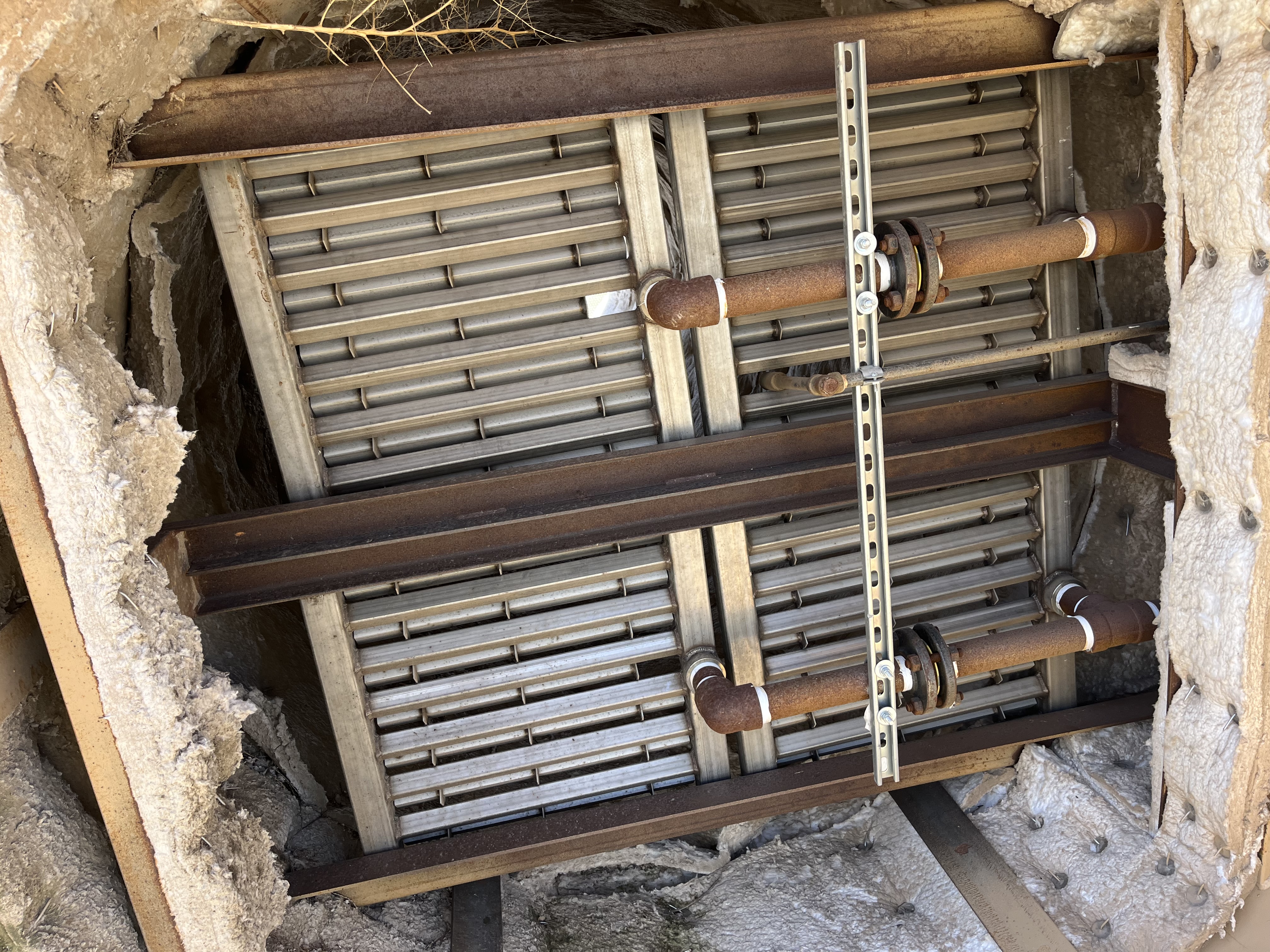 Used Combustor / Flare, 84"x30', 53 MMBtu/hr
