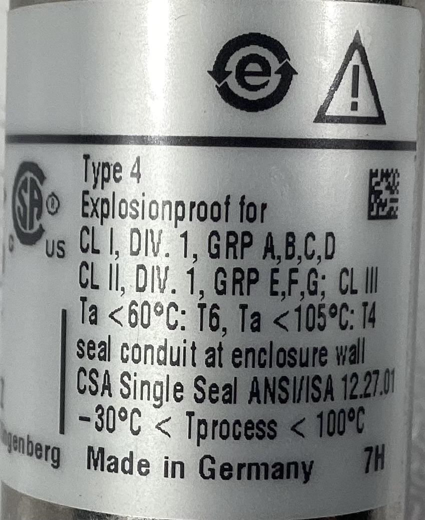 Transmitter, Pressure, 1/2", 2000#