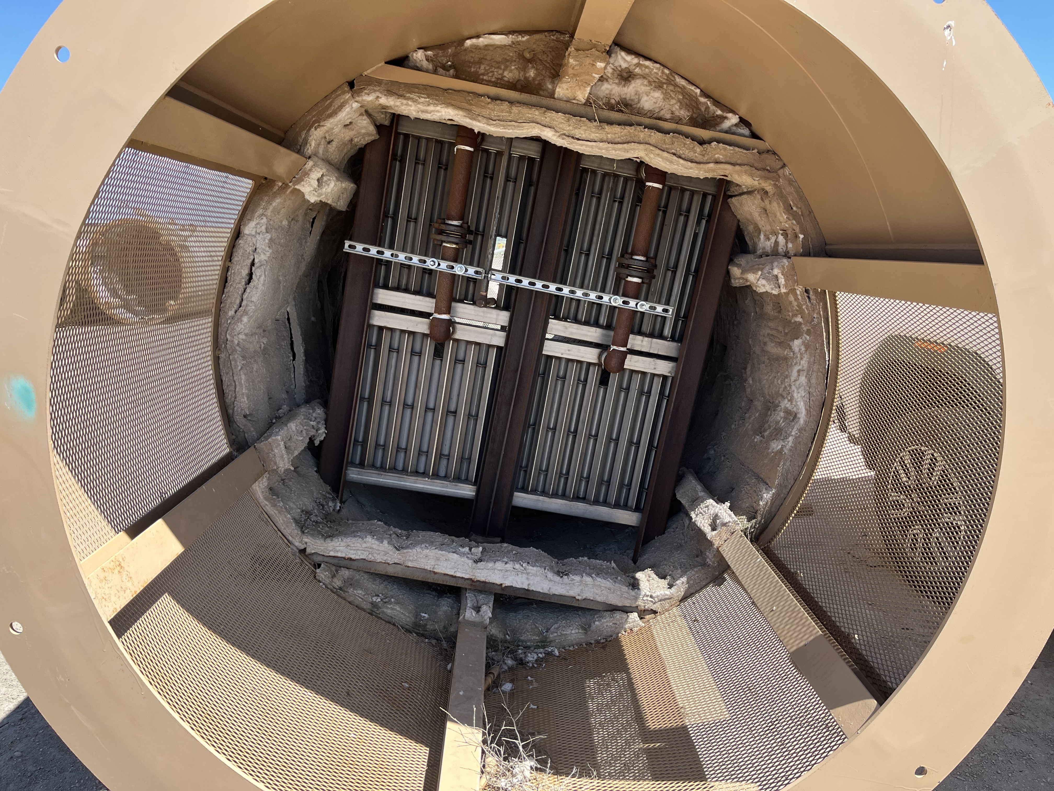 Used Combustor / Flare, 84"x30', 53 MMBtu/hr