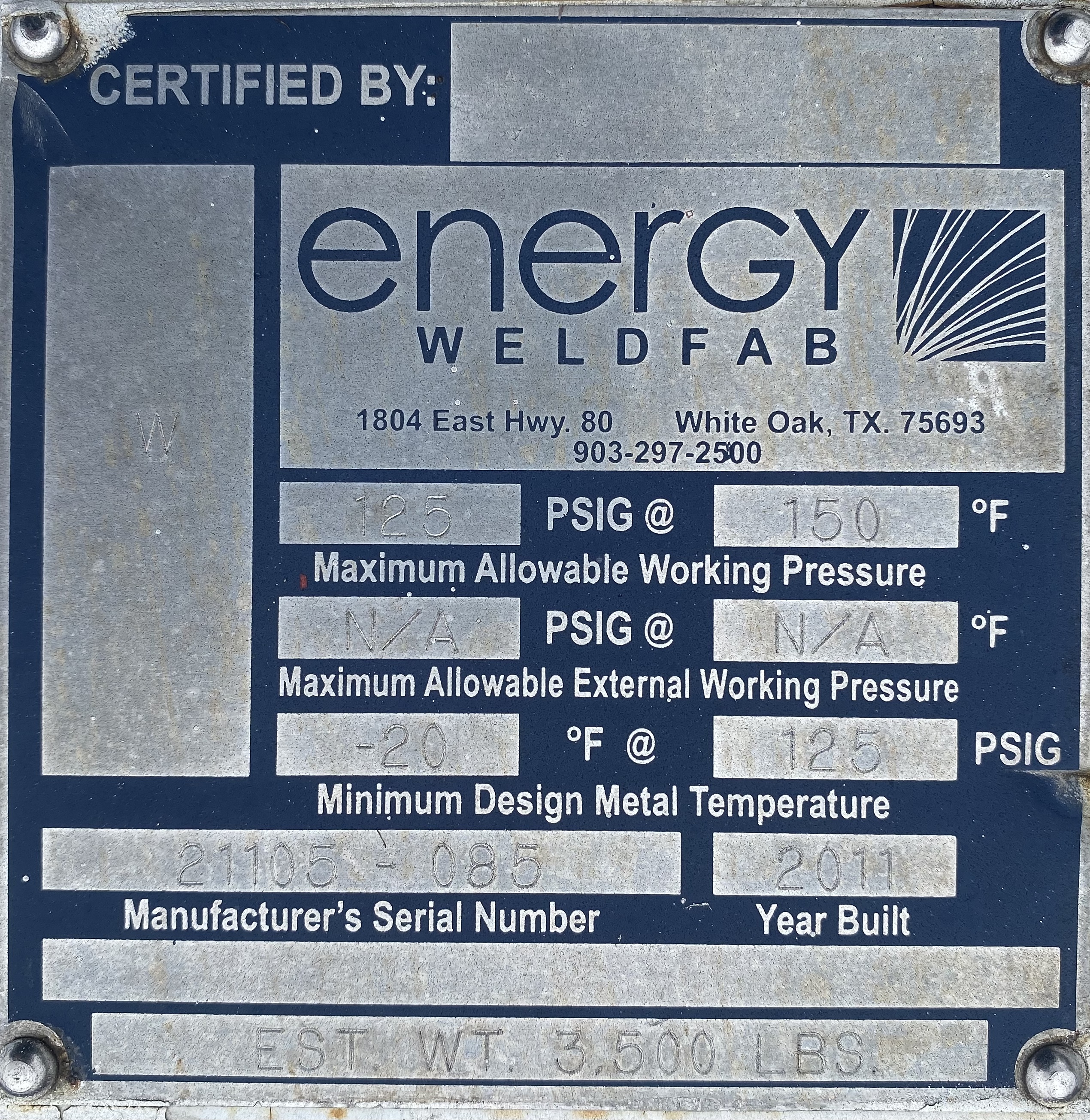 Used VRT, 30"x30', 125#