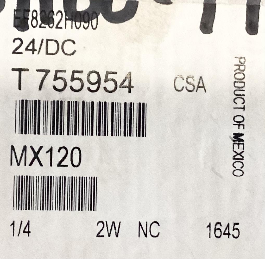Valve, Solenoid, 2-Way, ASCO, 1/4", 27#