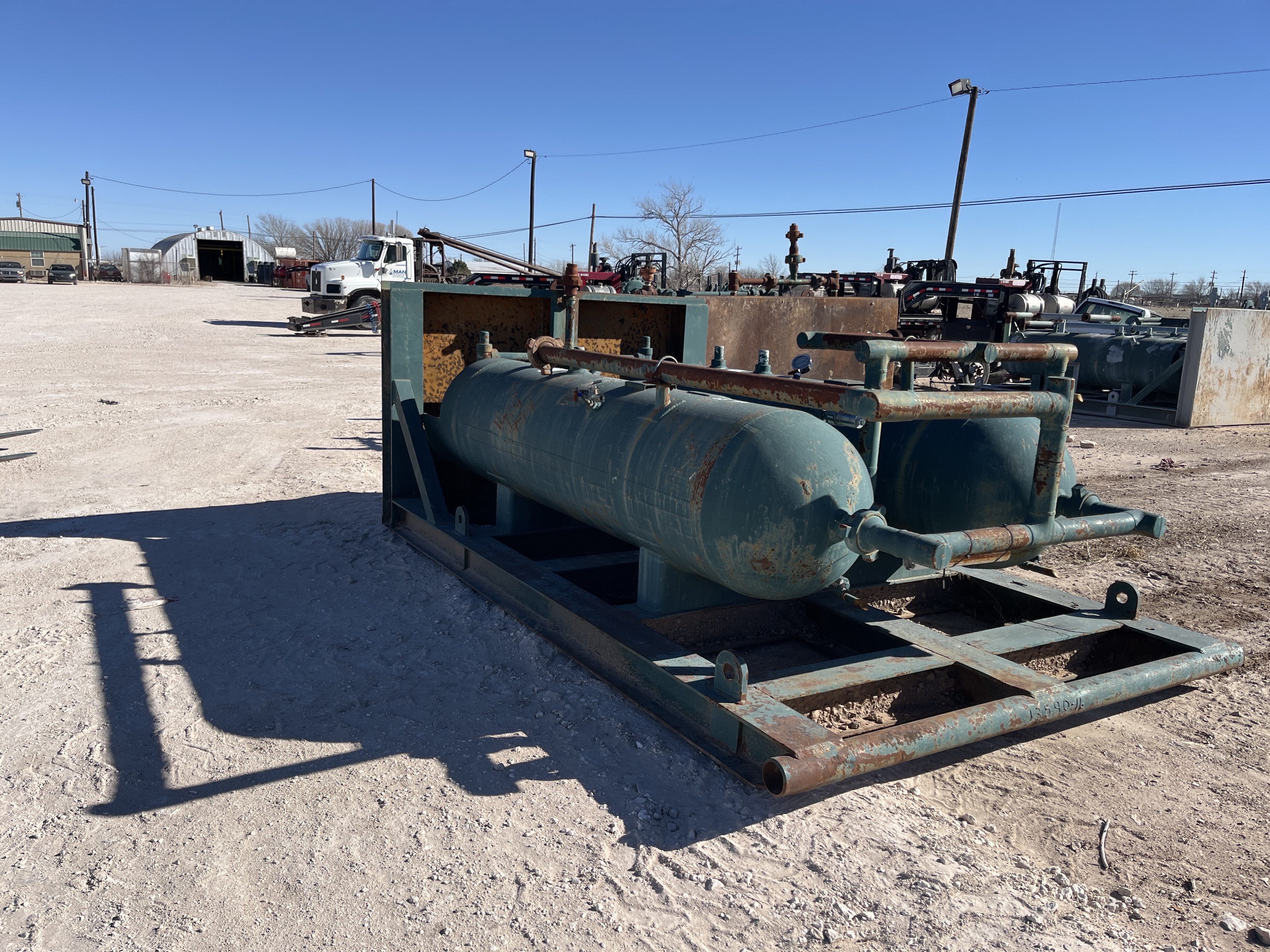 Used Sand Trap, Dual, Gravity, 30"x8', 3000#