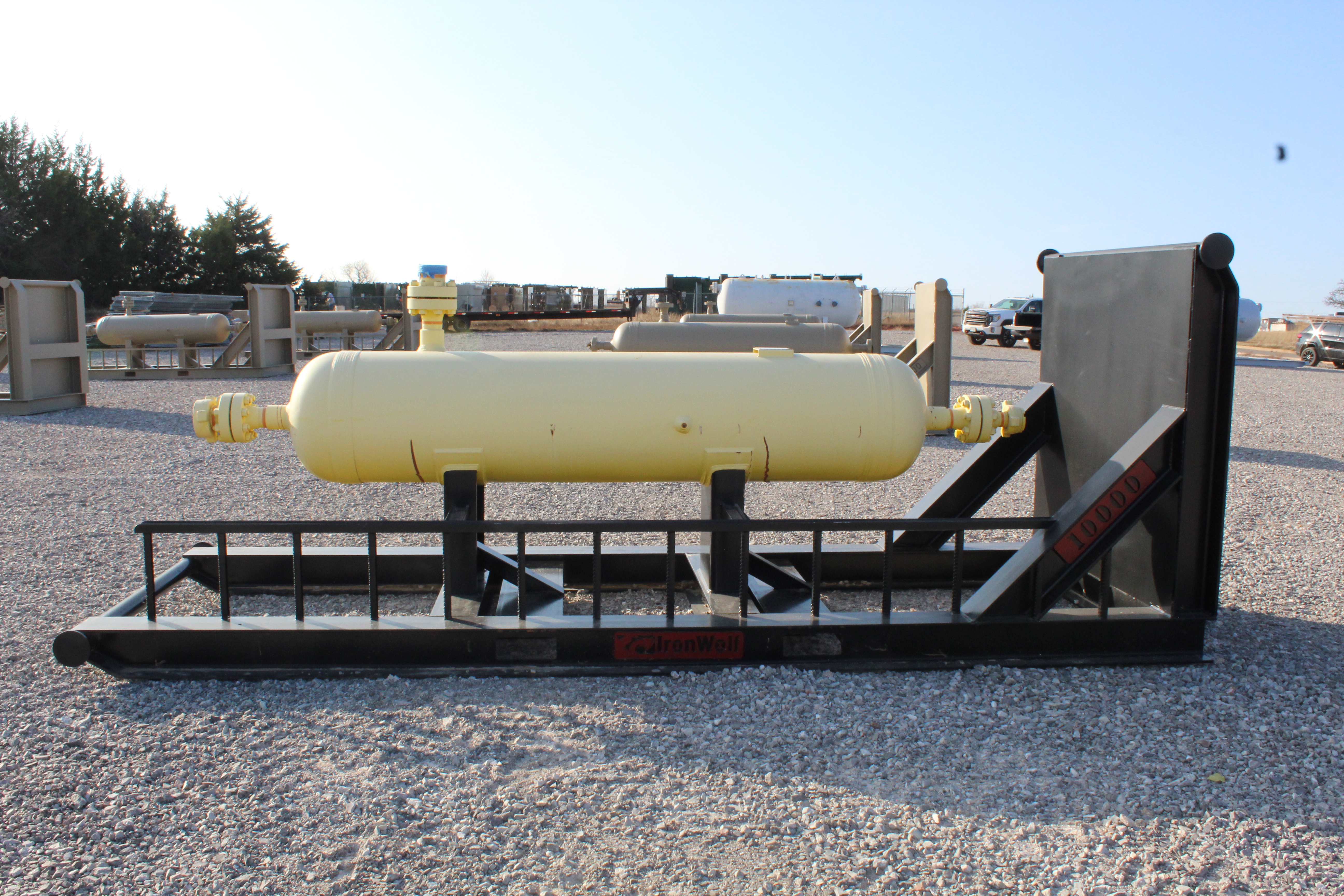 Used Sand Trap, Cyclonic, 24"x8', 10000#