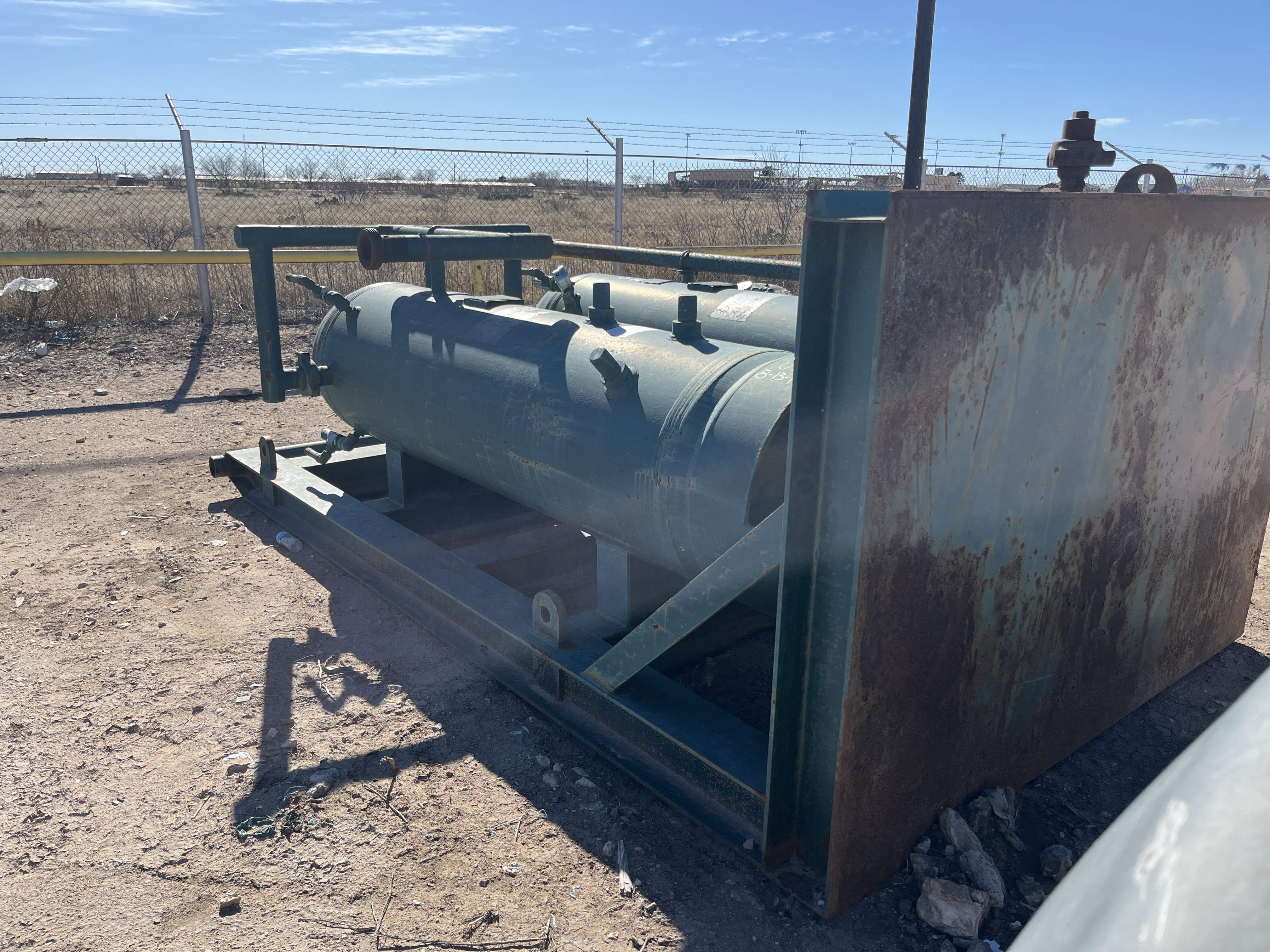 Used Sand Trap, Dual, Gravity, 30"x8', 3000#