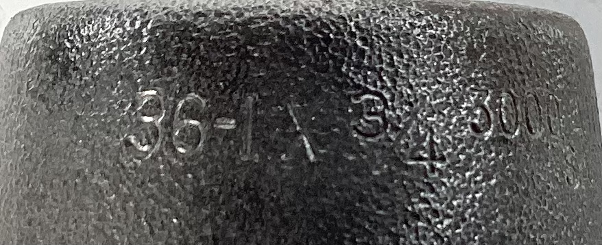 Elbolet, WxTHD, 36"-3/4"x1", 3000#