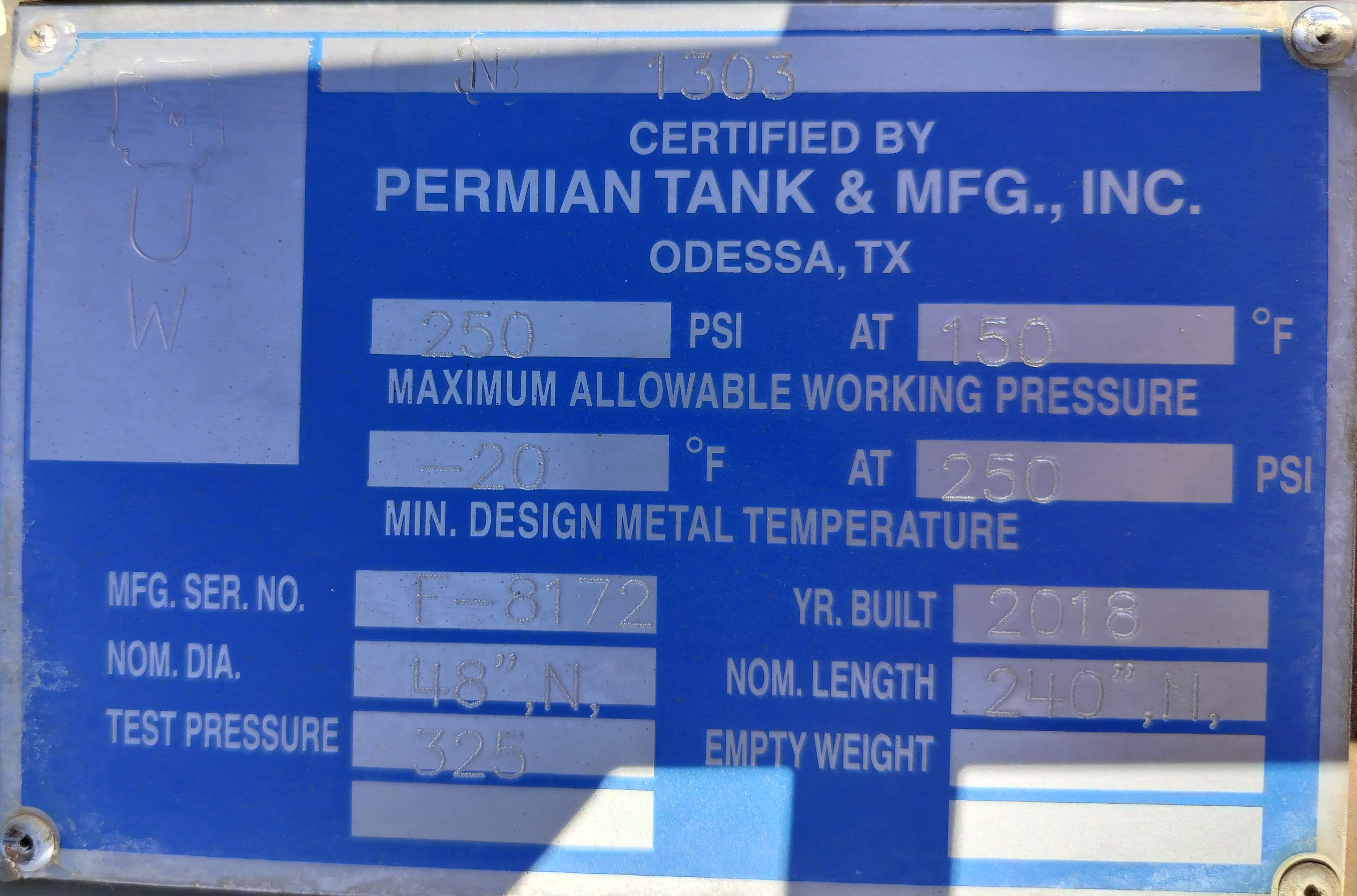 Used Separator, Vertical, 2P, 48"x20', 250#