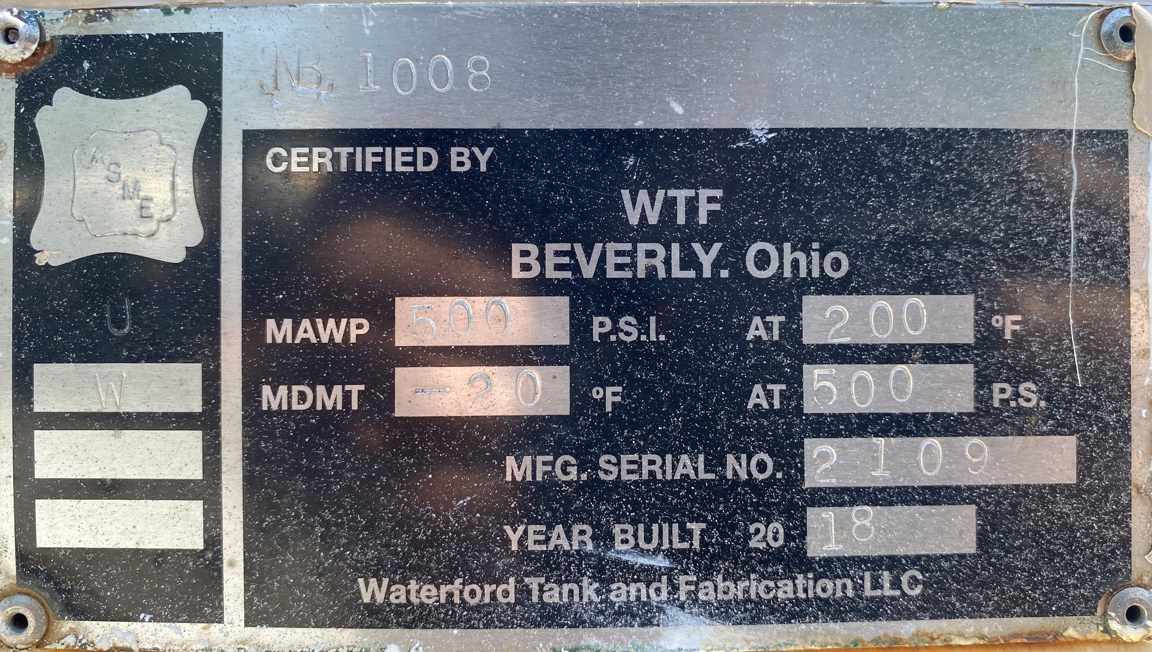 Used Separator, Vertical, 2P, 24"x5', 500#