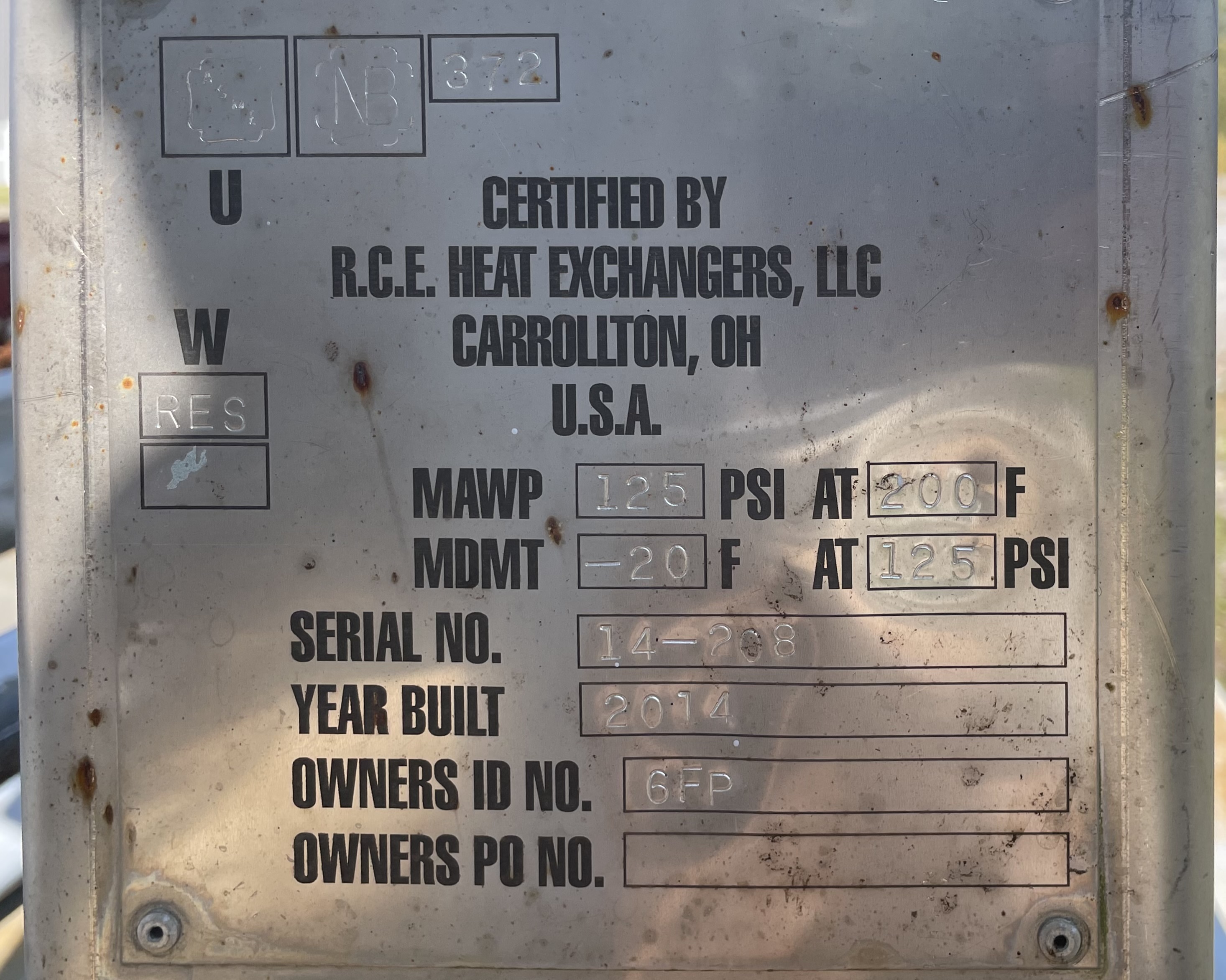 Used Dehy, Regen, 500 MBTU