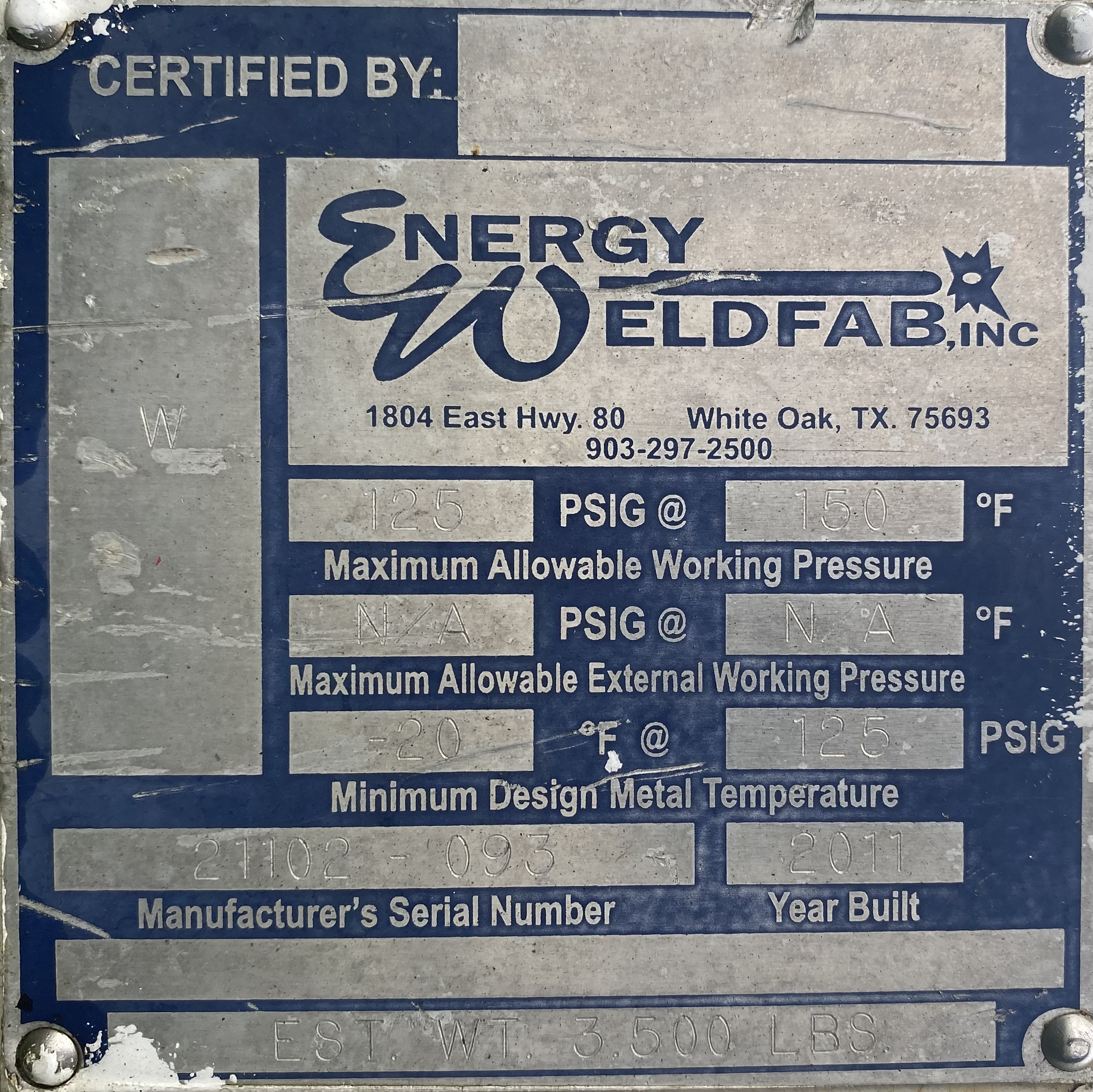 Used VRT, 30"x30', 125#