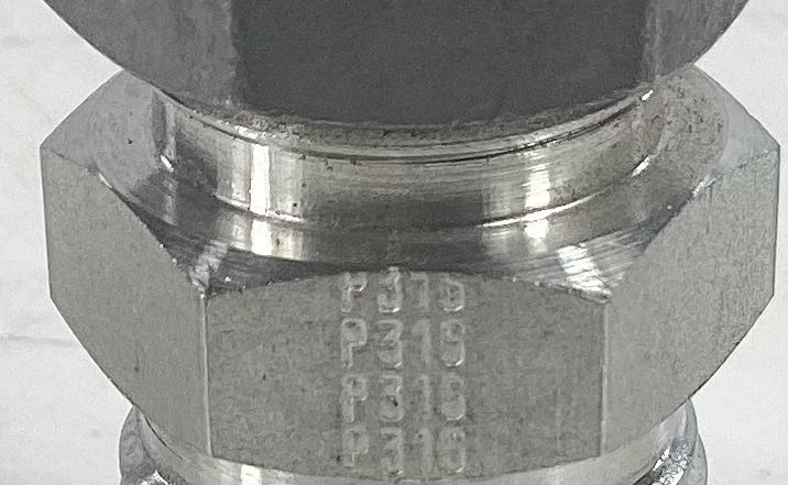 Fitting, Tube, Stainless Steel, 3/8"x1/2", Tubing x MNPT