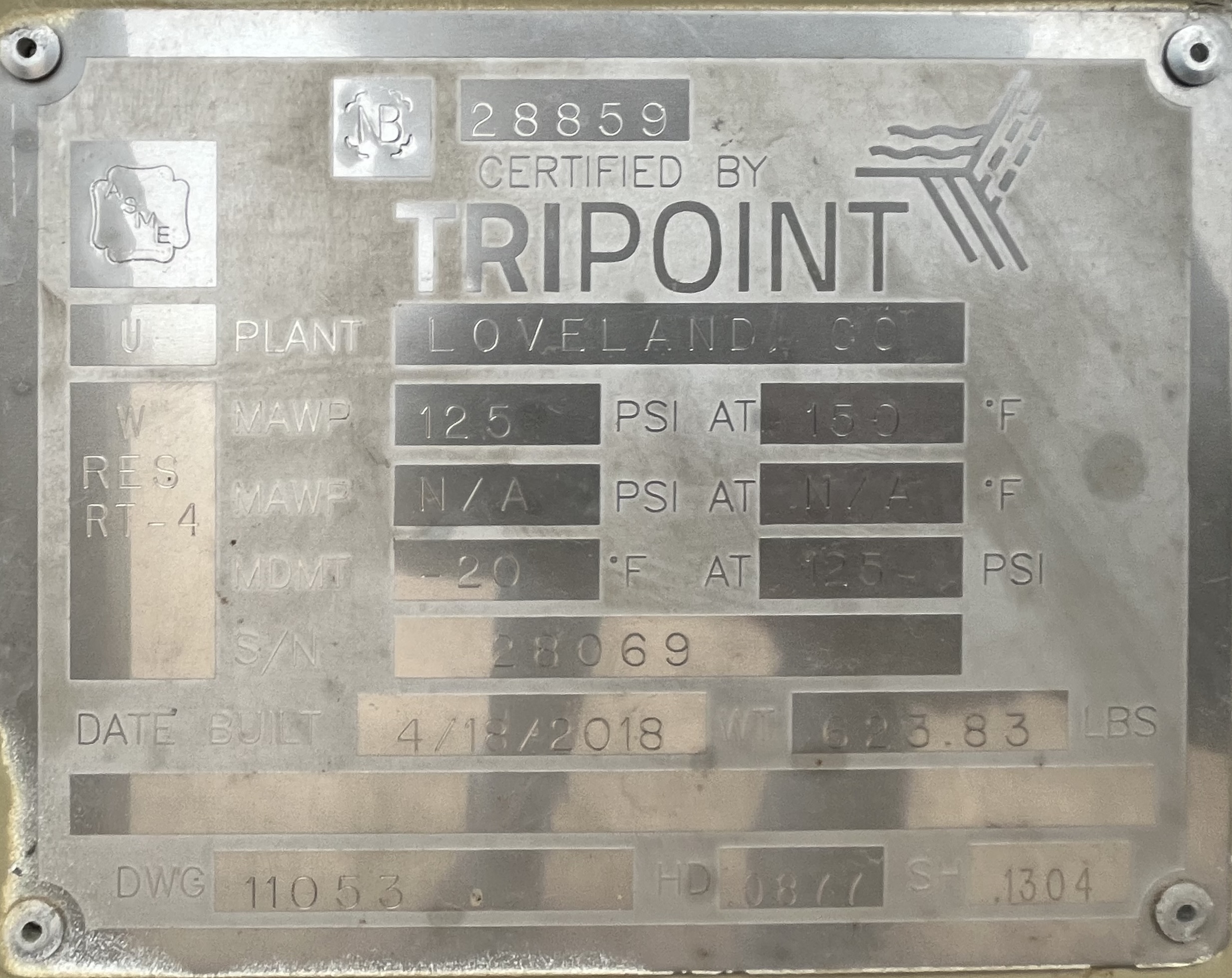 Used Flare Knockout, 24"x6', 125#