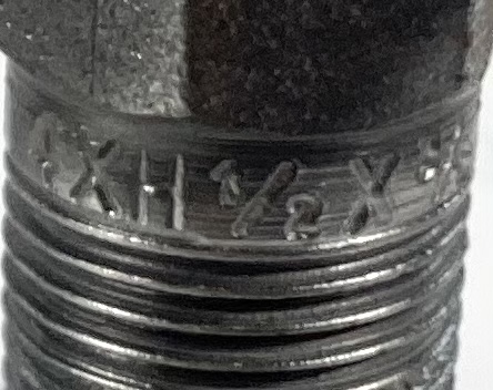 Coupling, THD, 1/2"x3/8", MxM, XH