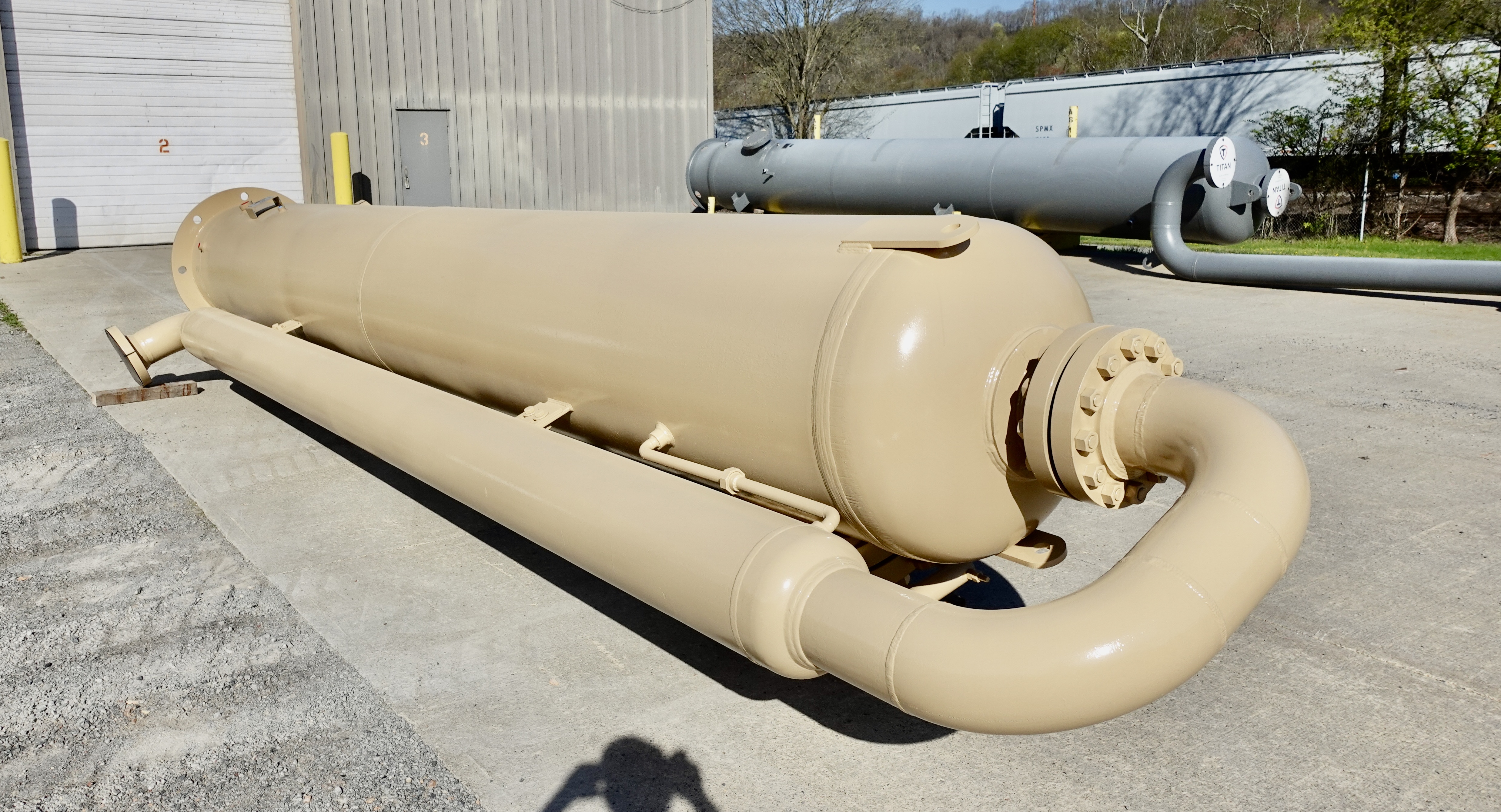 Used Tower, Glycol, Structured Packing, 36"x21'6", 1440#