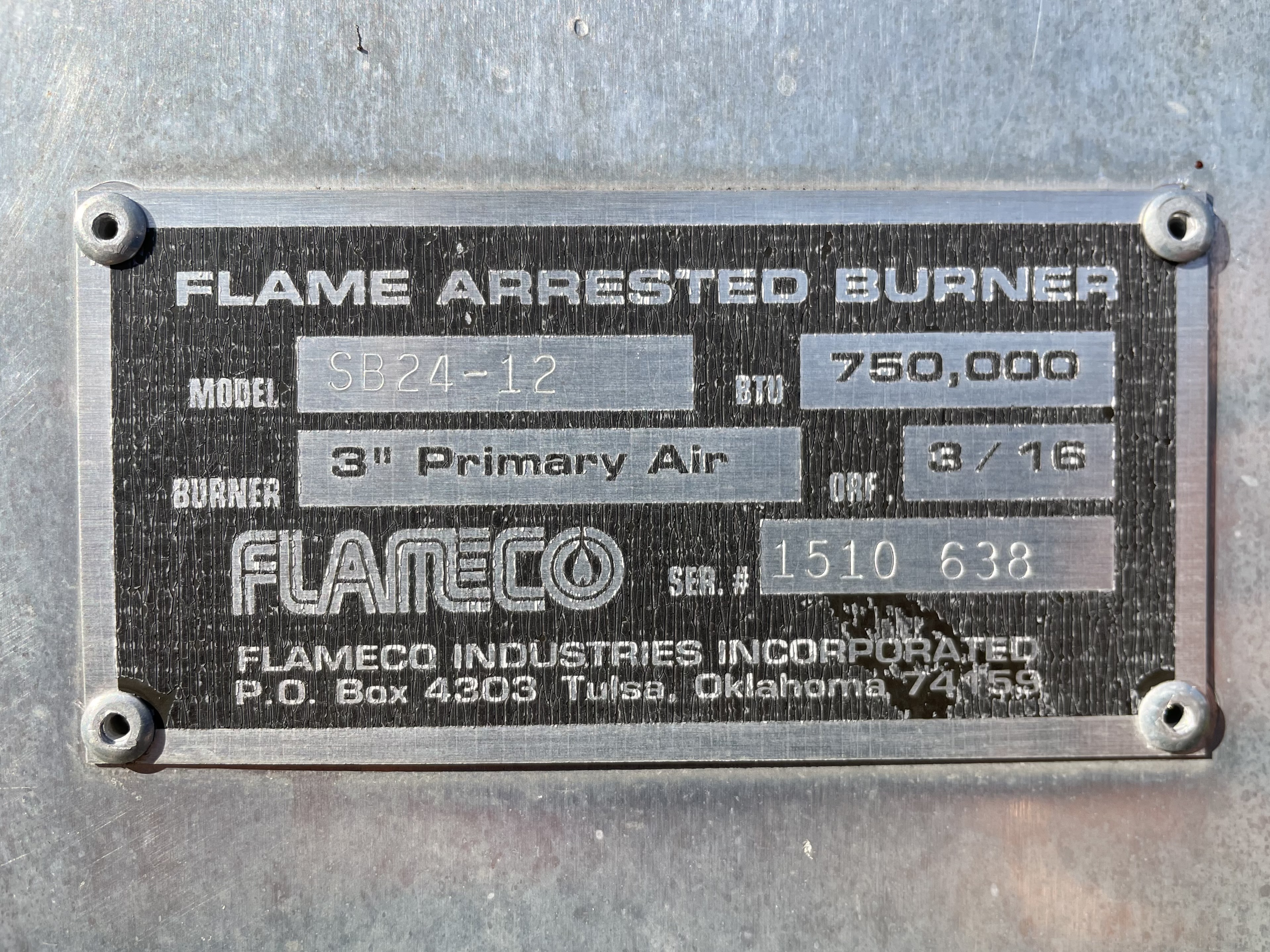 Used Stabilizer, 1500 bpd