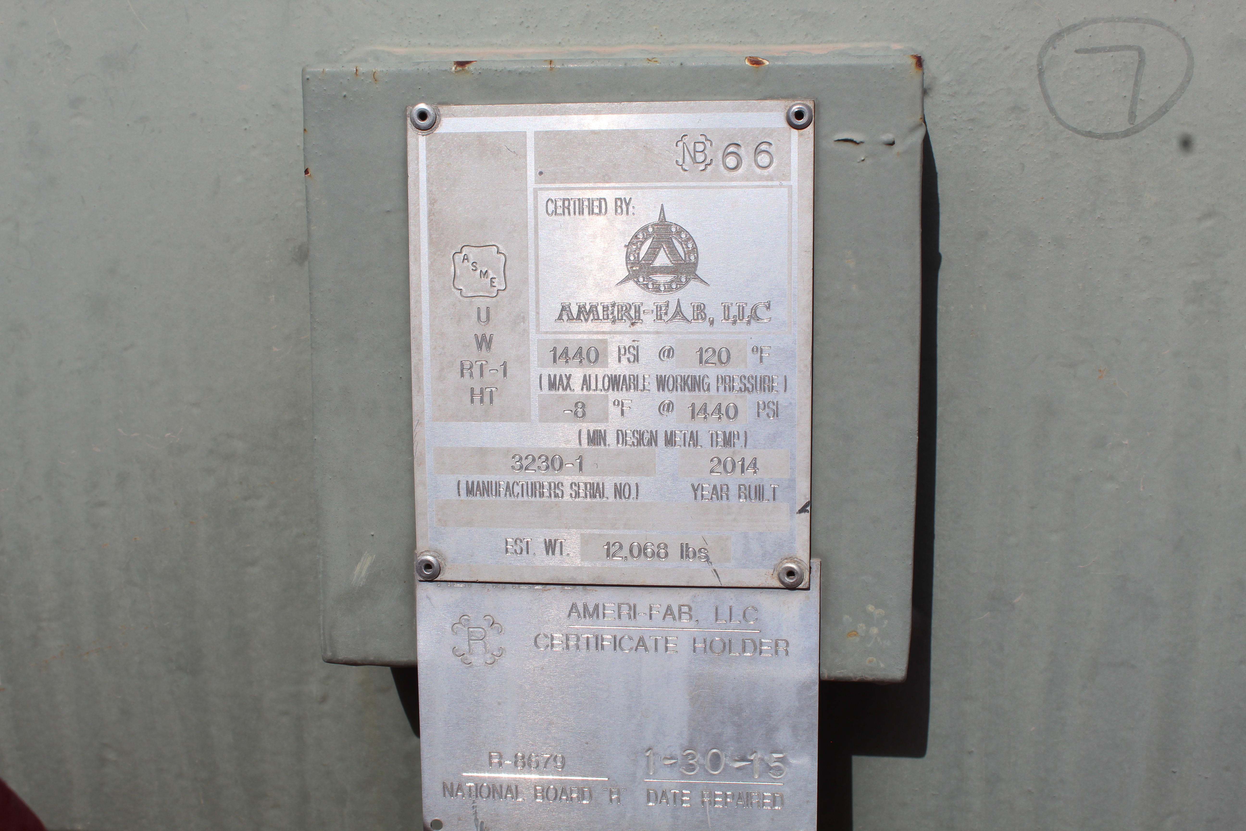 Used 2014 Ameri-Fab 48"x10', 1440#