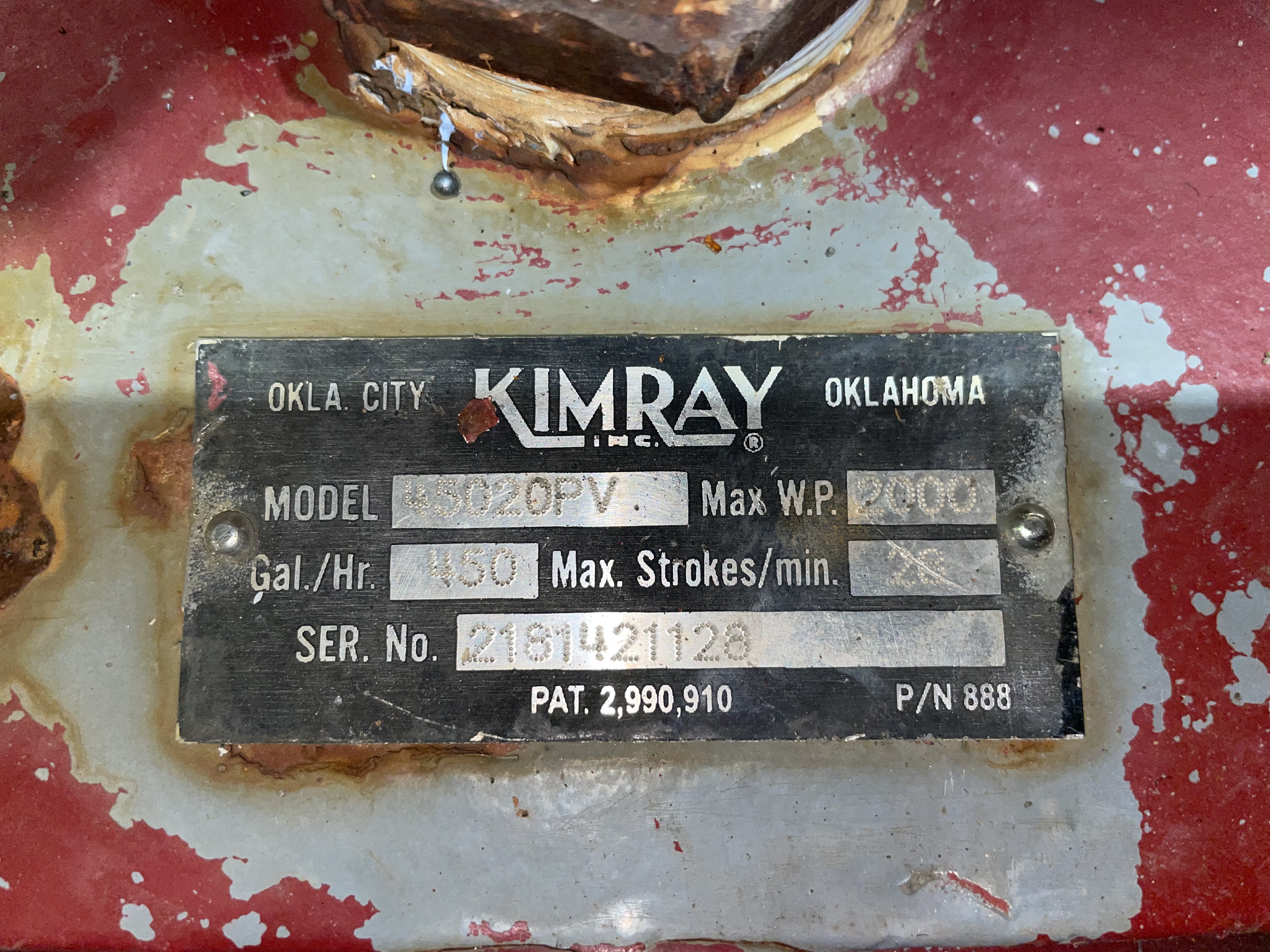 Used Dehy, Regen, 500 MBTU