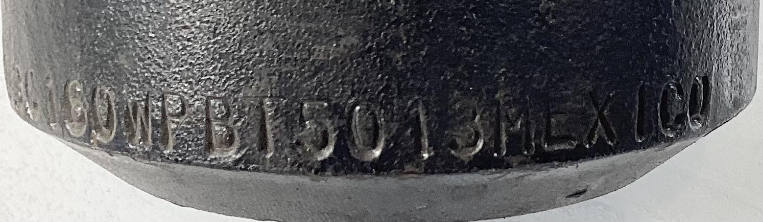 Elbow, Weld, 90°, LR, 3", SCH160