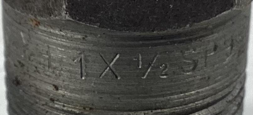 Nipple, Swage, THD, 1"x1/2", XH