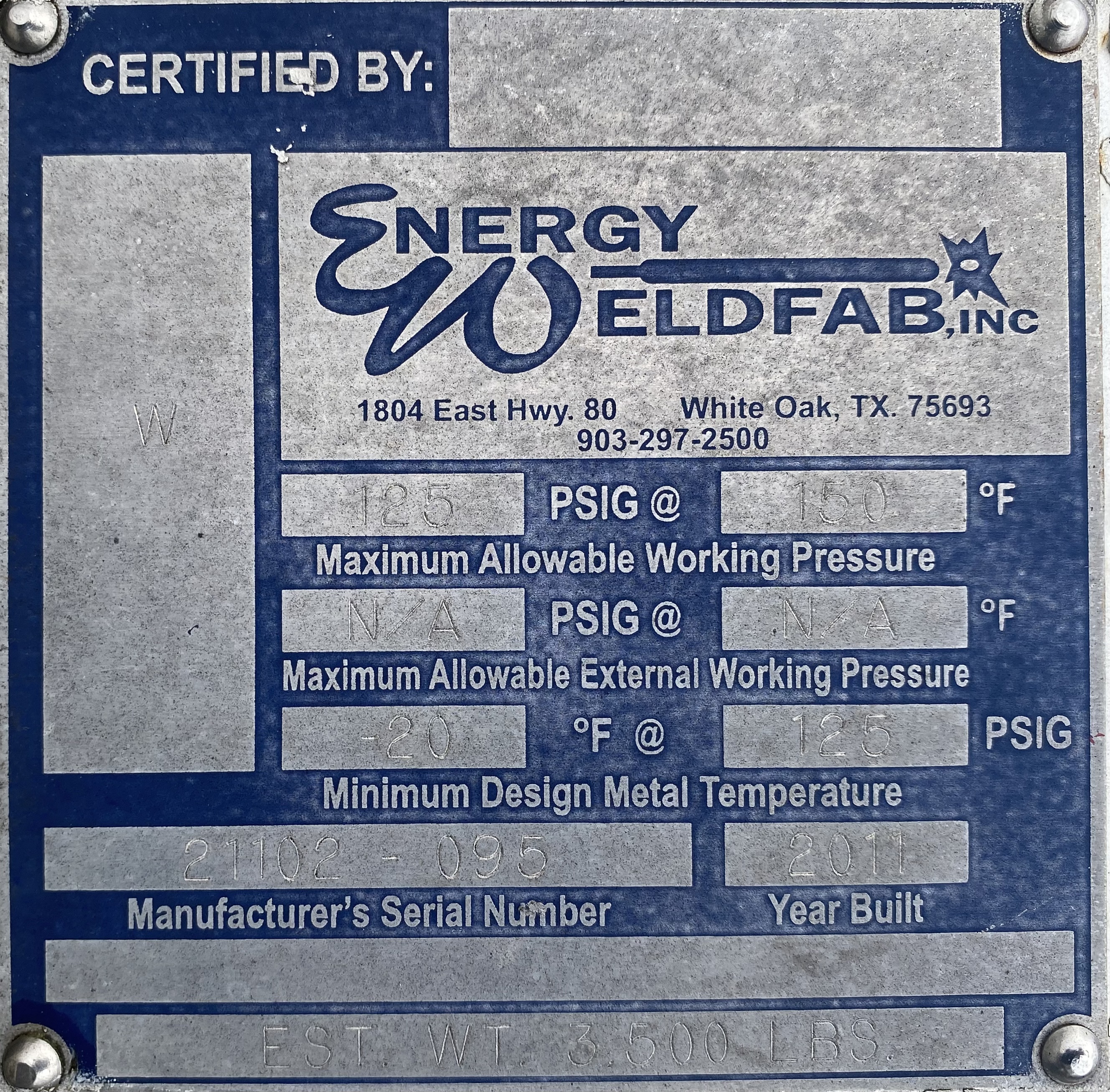 Used VRT, 30"x30', 125#