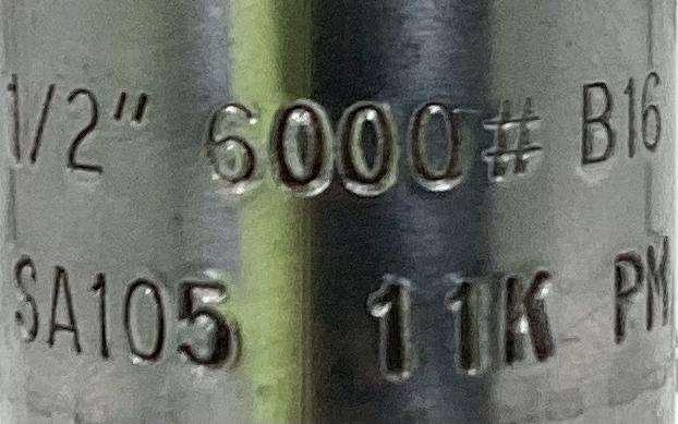Coupling, TOE, 1/2"x4", 6M, SA105