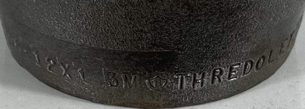 Threadolet, WxTHD, 36"-12"x1", FNPT, 3M , SA105