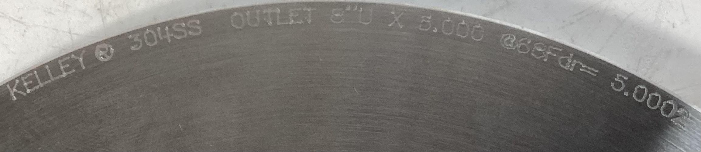 Orifice, Plate, 8", 5.0000", Kelley, RF150-2500, SS