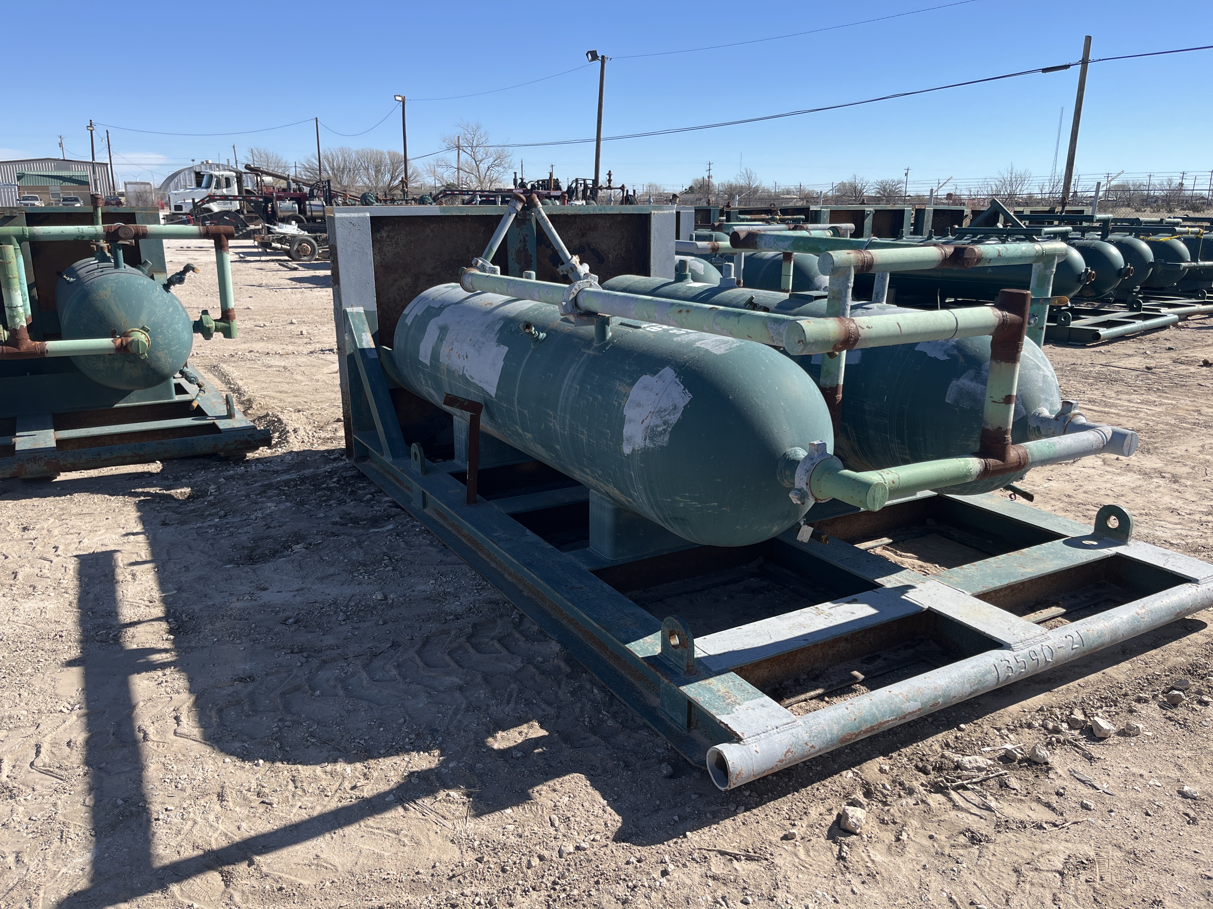 Used Sand Trap, Dual, Gravity, 30"x8', 3000#