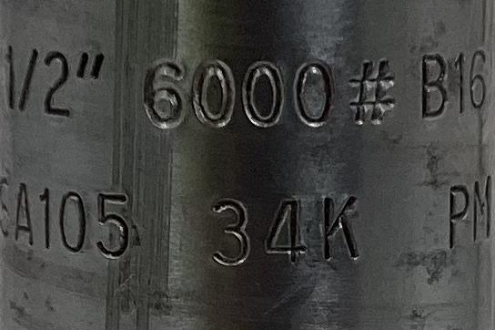 Coupling, Pipe, 1/2"x4", 6M, SA105