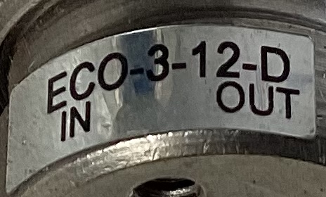 Interceptor Gas Sampler, Model #PF3KL, 1480#