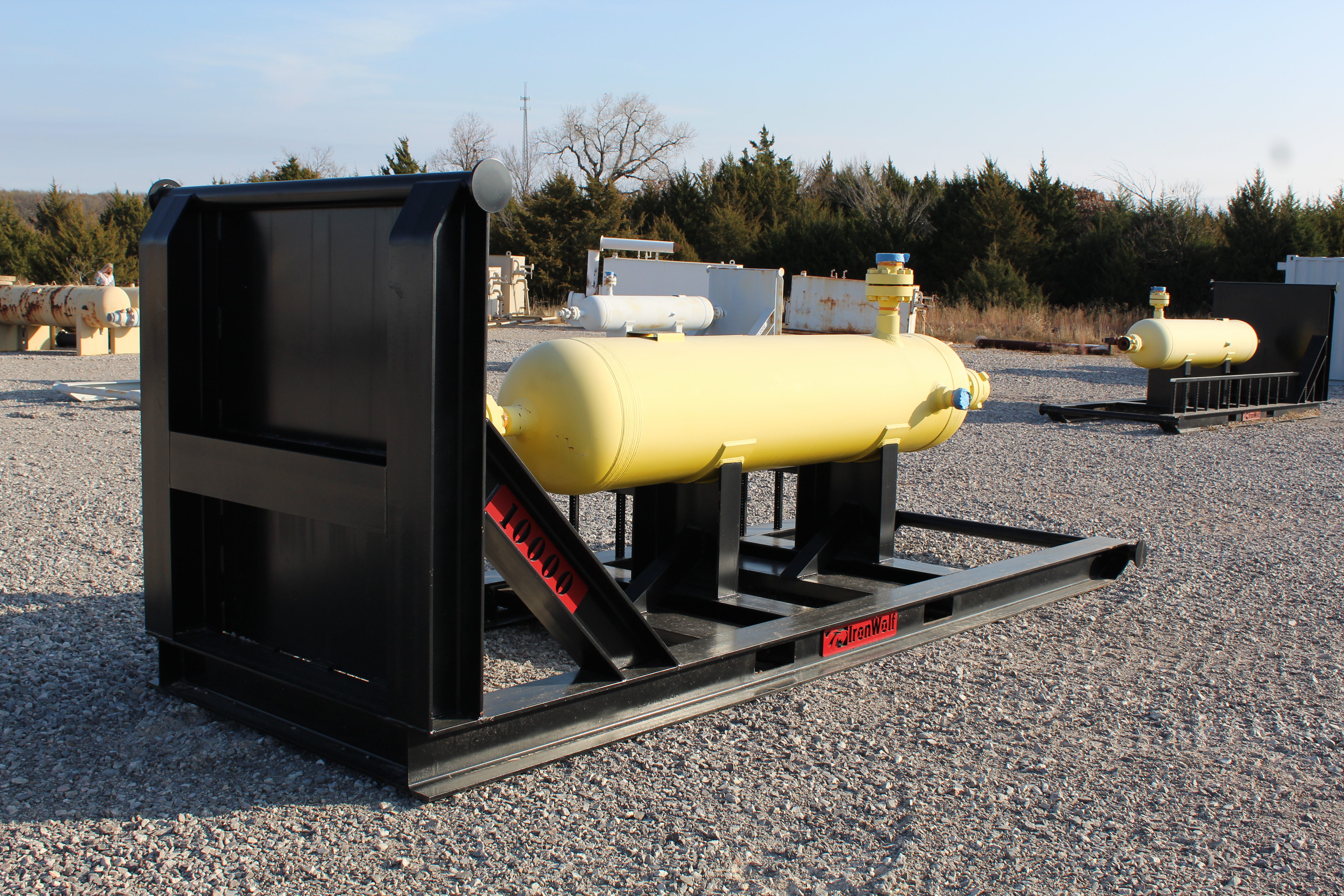 Used Sand Trap, Cyclonic, 24"x8', 10000#