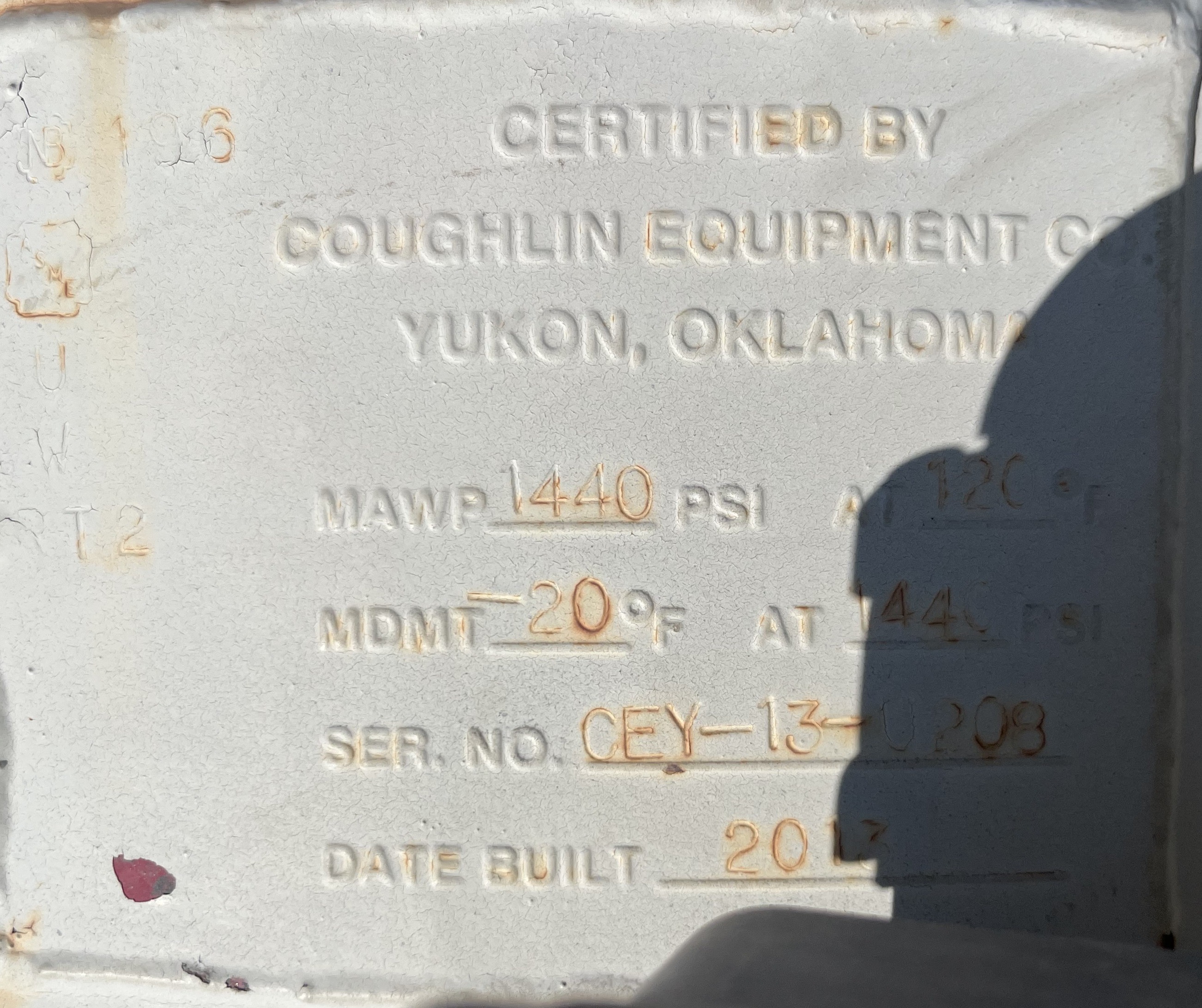 Used Separator, Vertical, 2P, 24"x10', 1440#