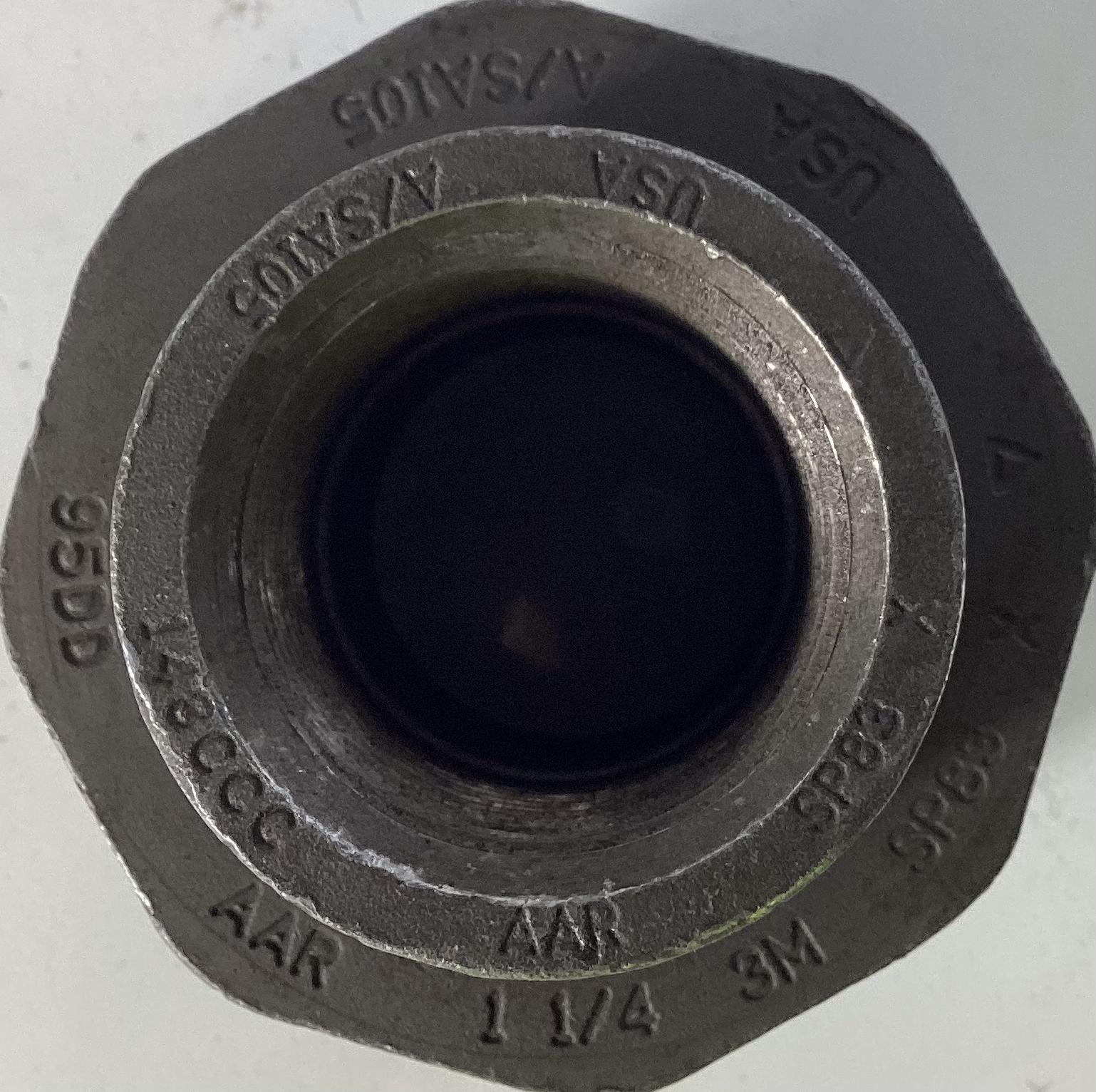 Union, Hex, THD, 1-1/4", 3M