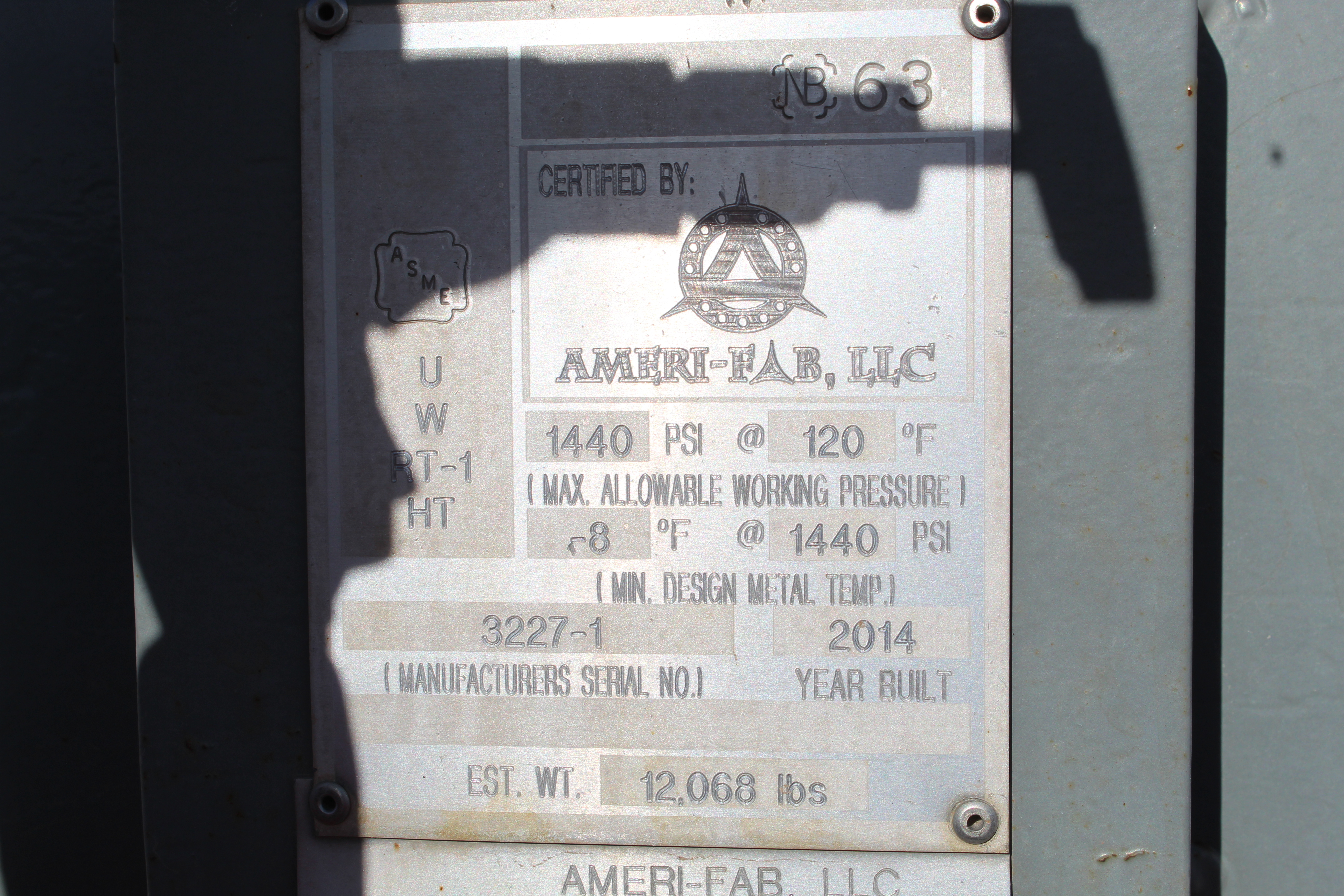 Used 2014 Ameri-Fab 48"x10', 1440#