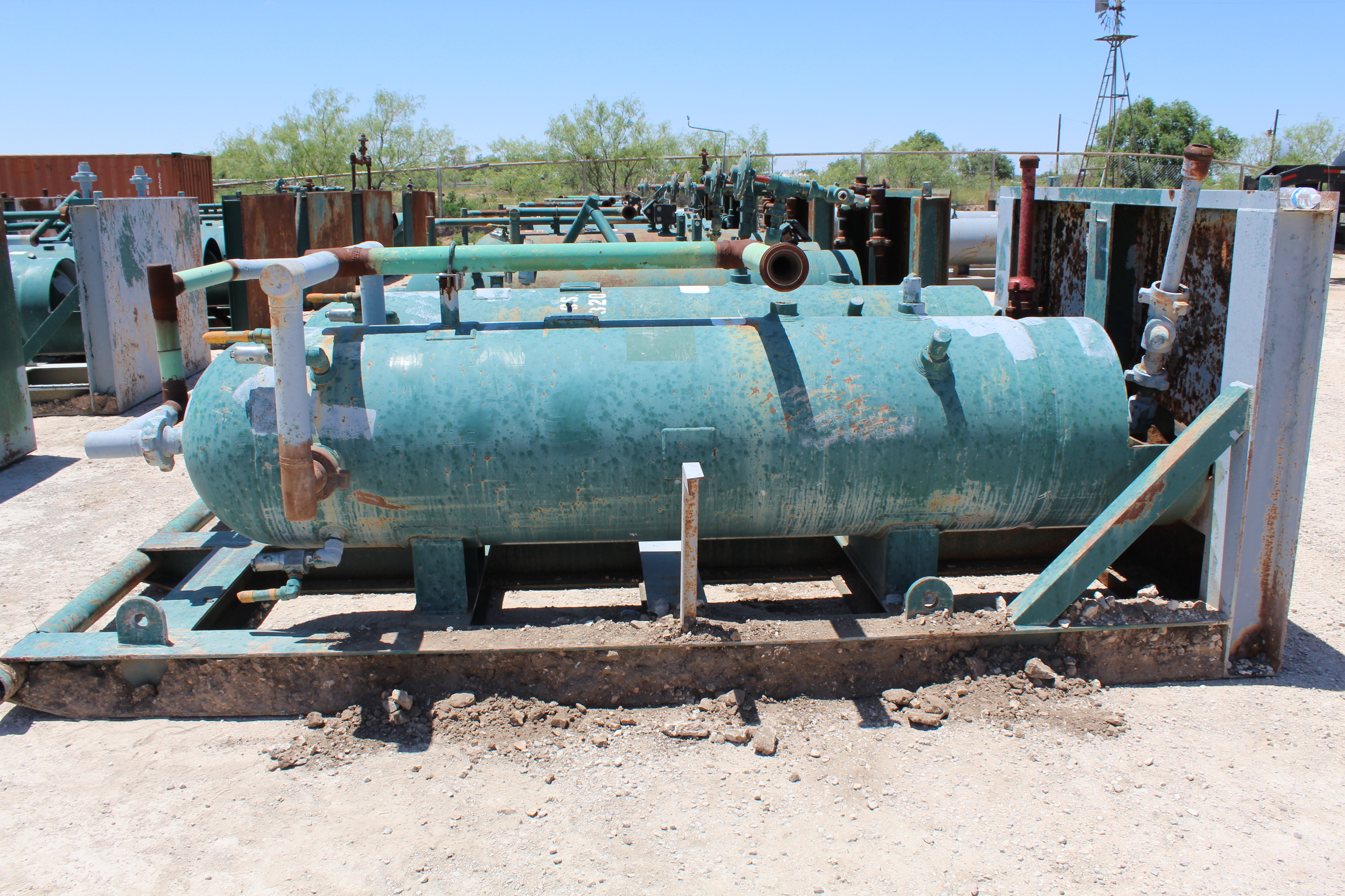 Used Sand Trap, Dual, Gravity, 30"x8', 3000#