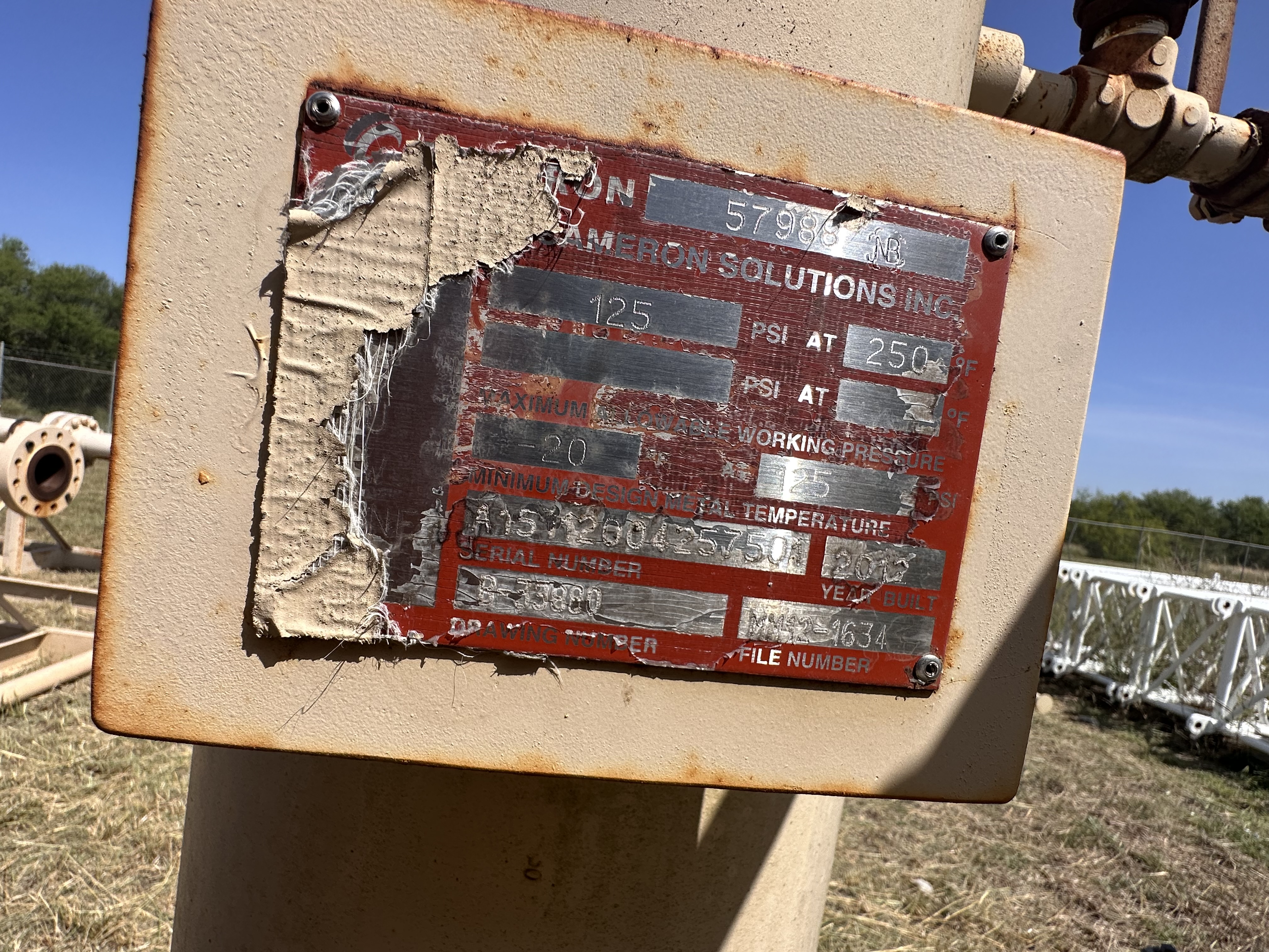 Dehy, 250 mbtu, 16" Tower